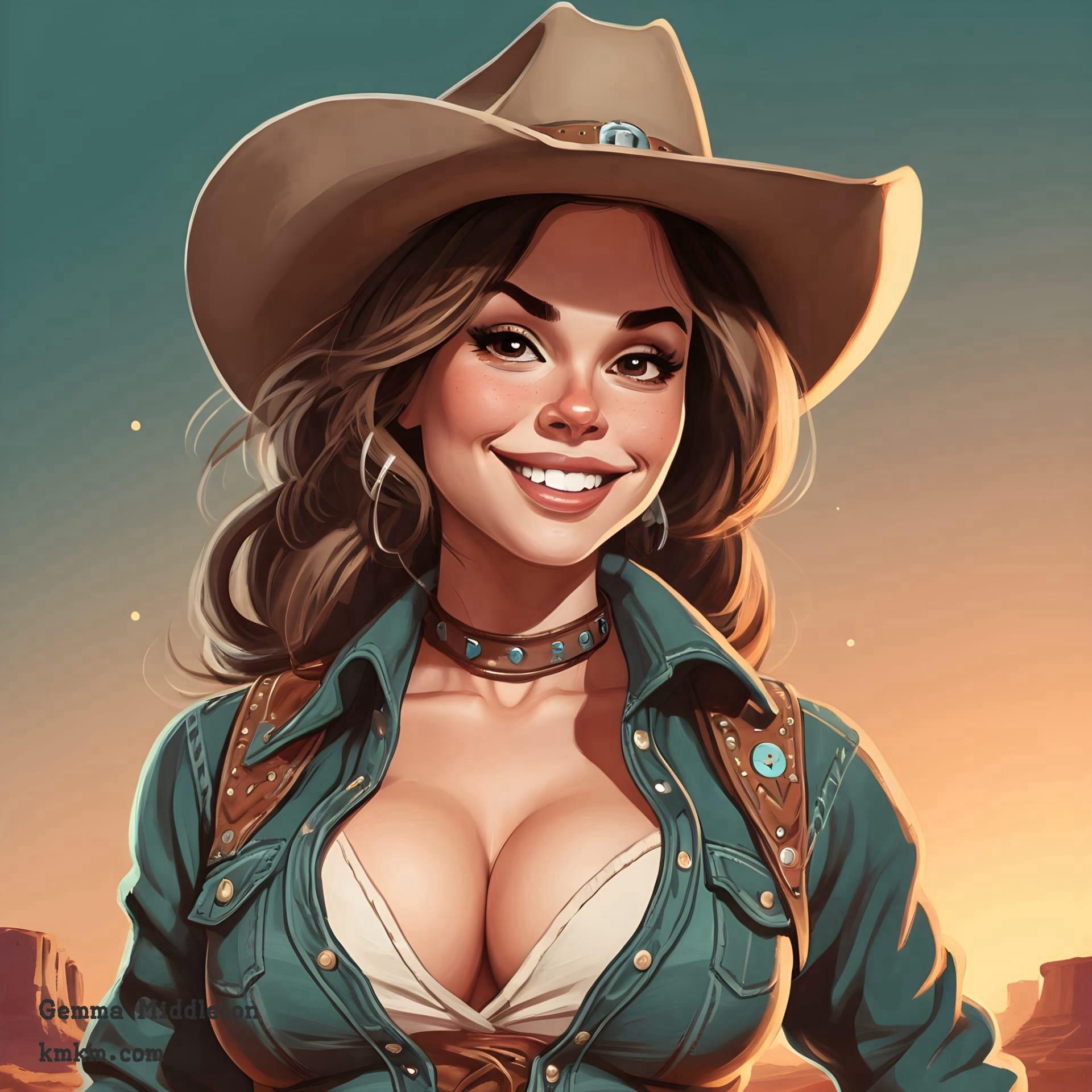 Female caricature 05