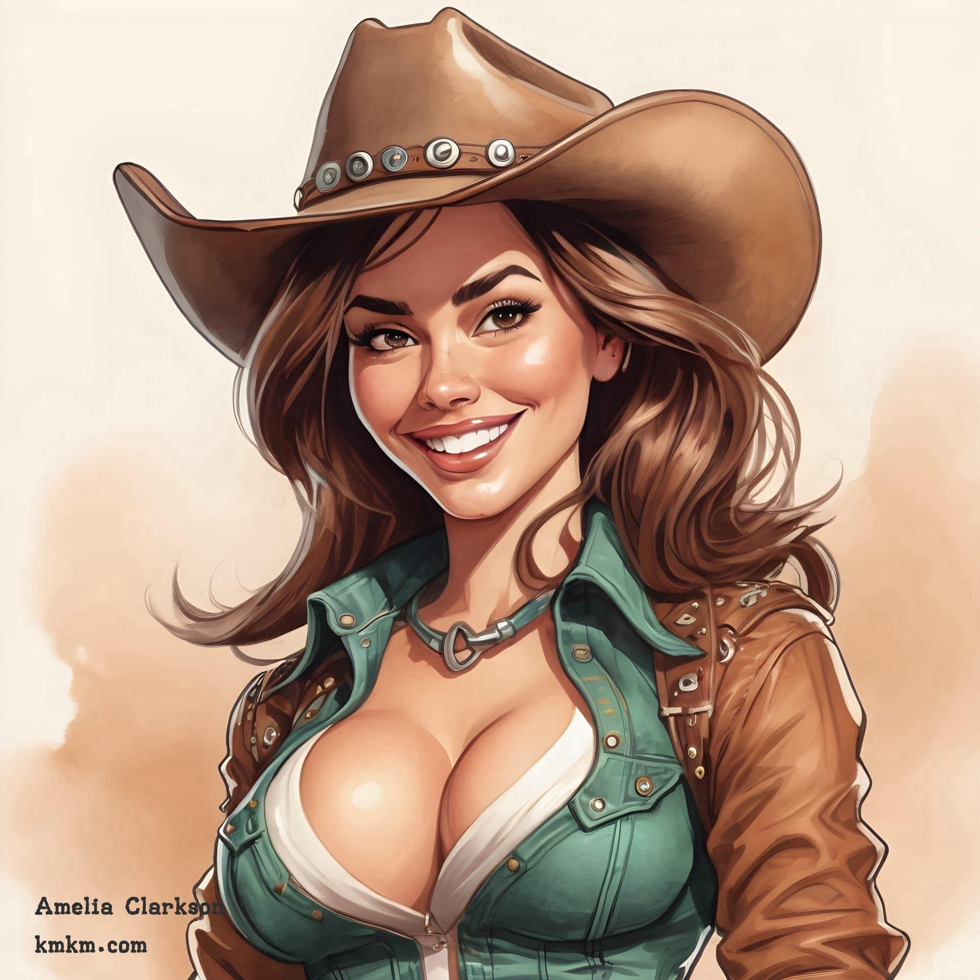 Female caricature 06