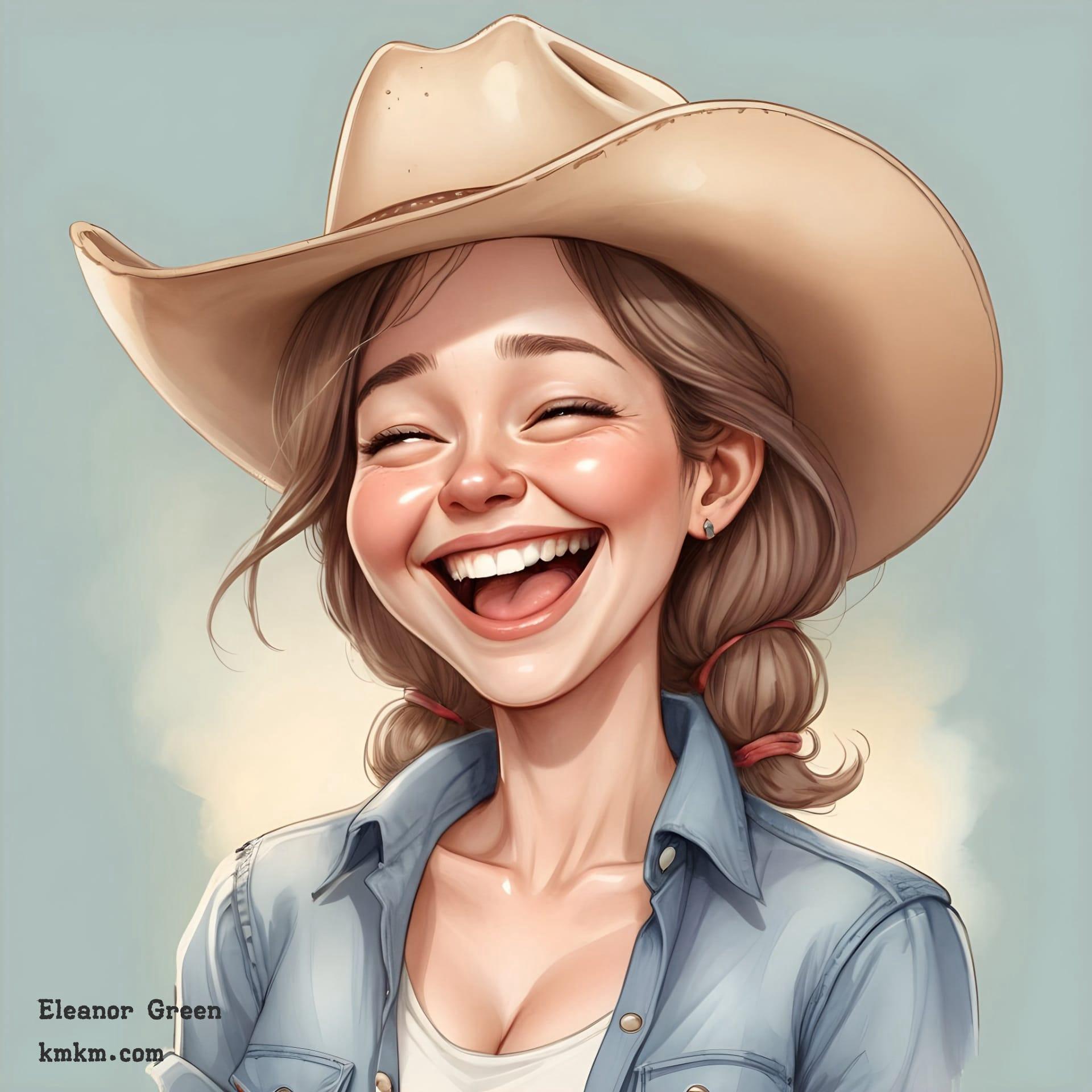 Female caricature 07