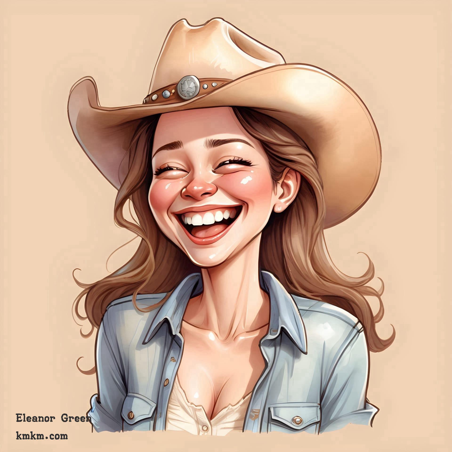 Female caricature 08