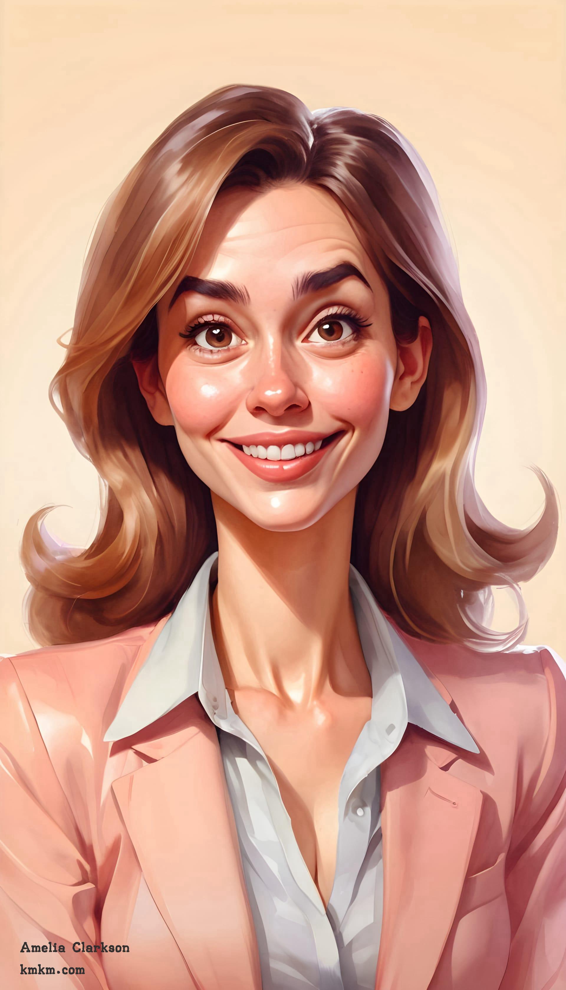 Female caricature 11
