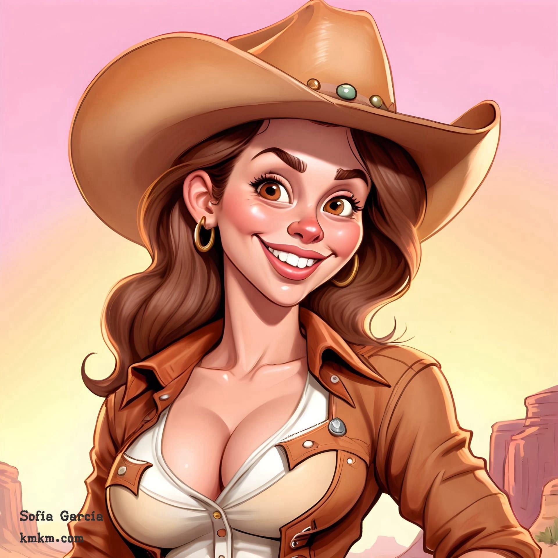Female caricature 17