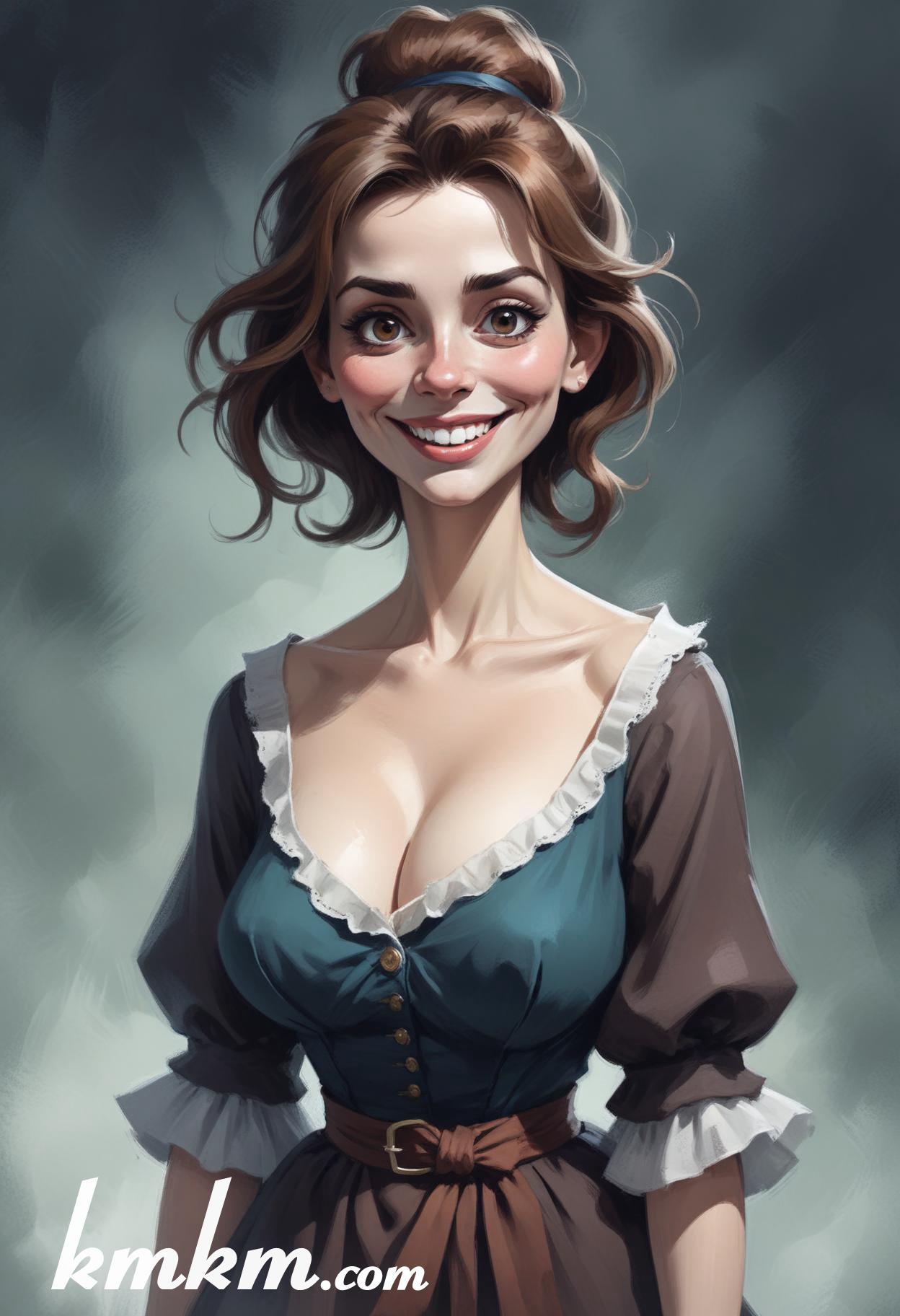 Halloween caricature cartoon drawing 10