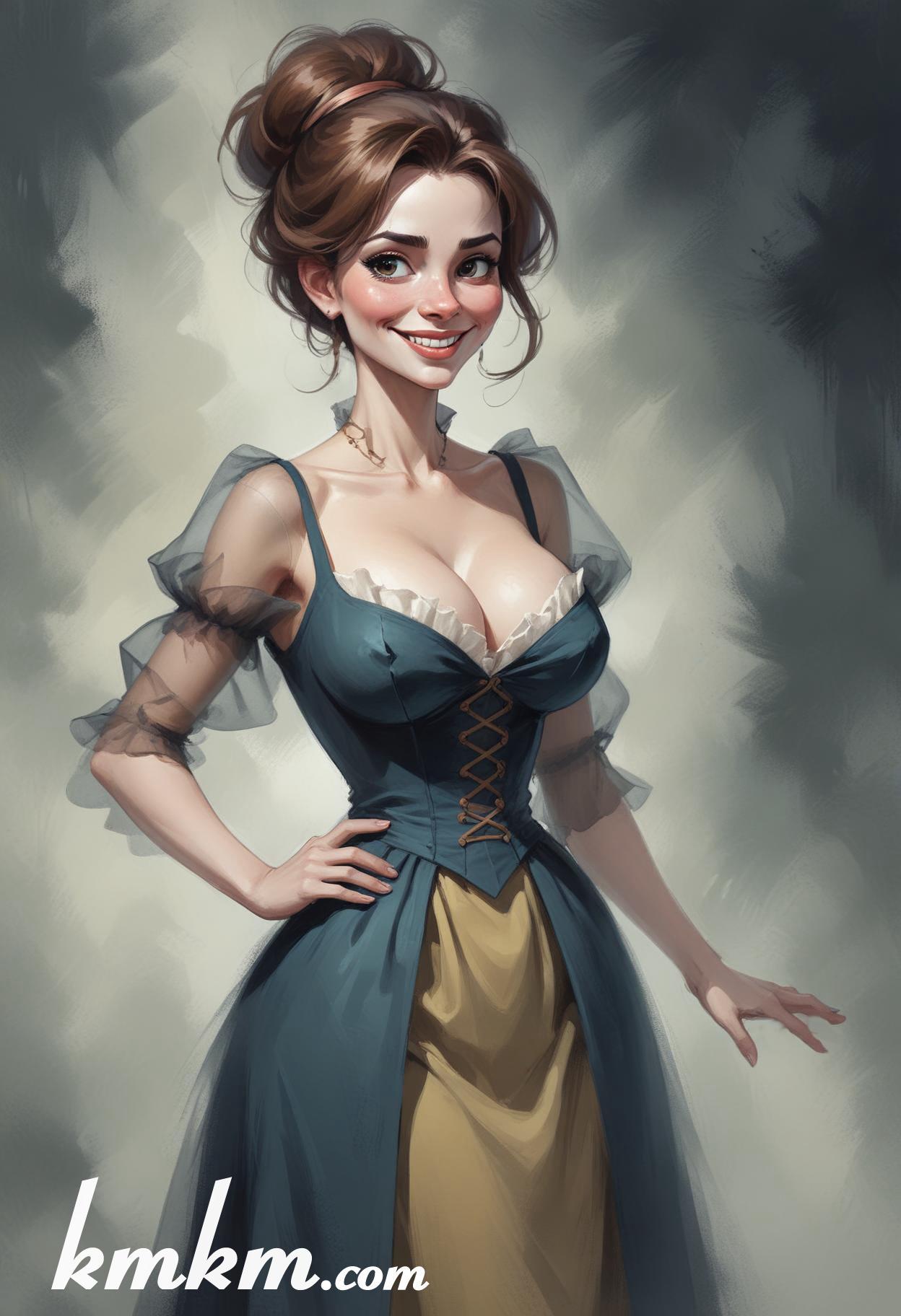 Halloween caricature cartoon drawing 11