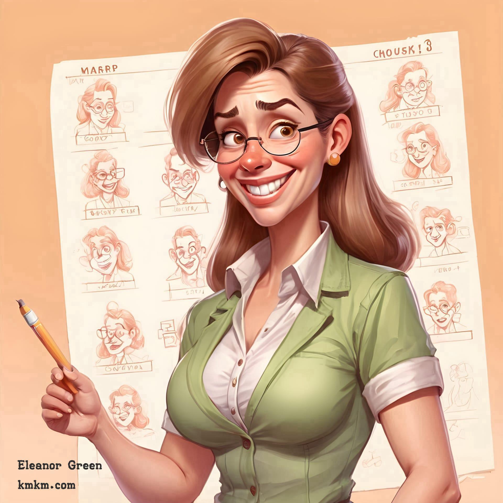 Personalized caricature 09