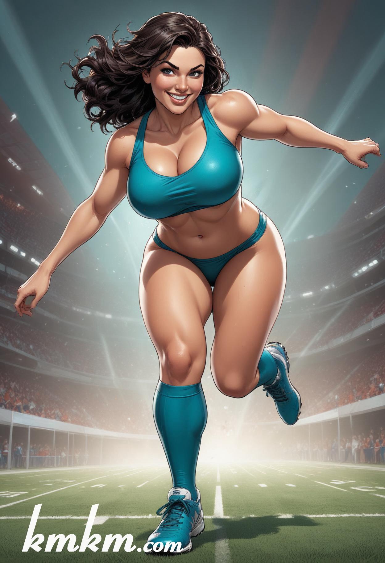 Rugby caricature cartoon drawing 17