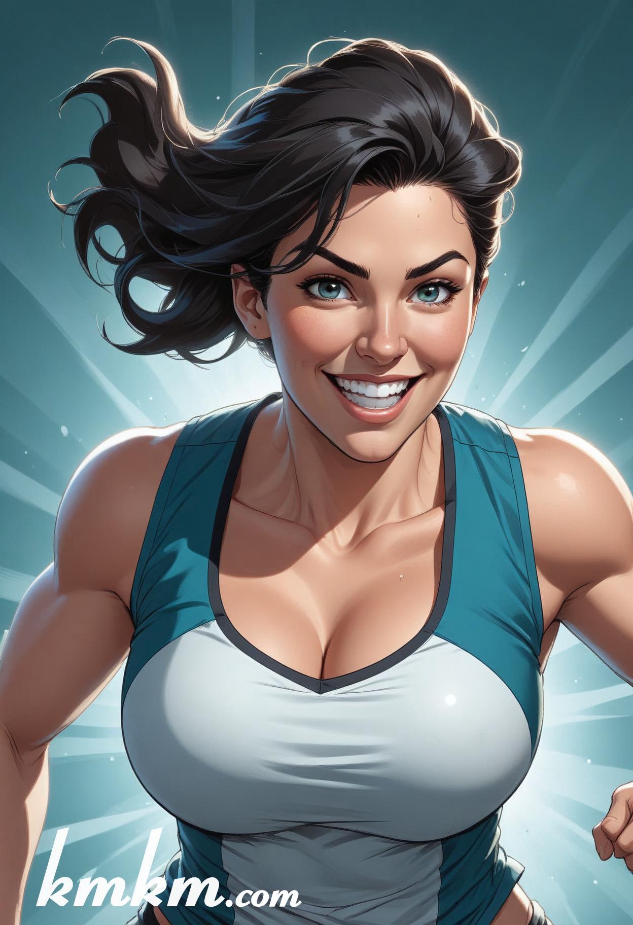 Soccer caricature cartoon drawing 09