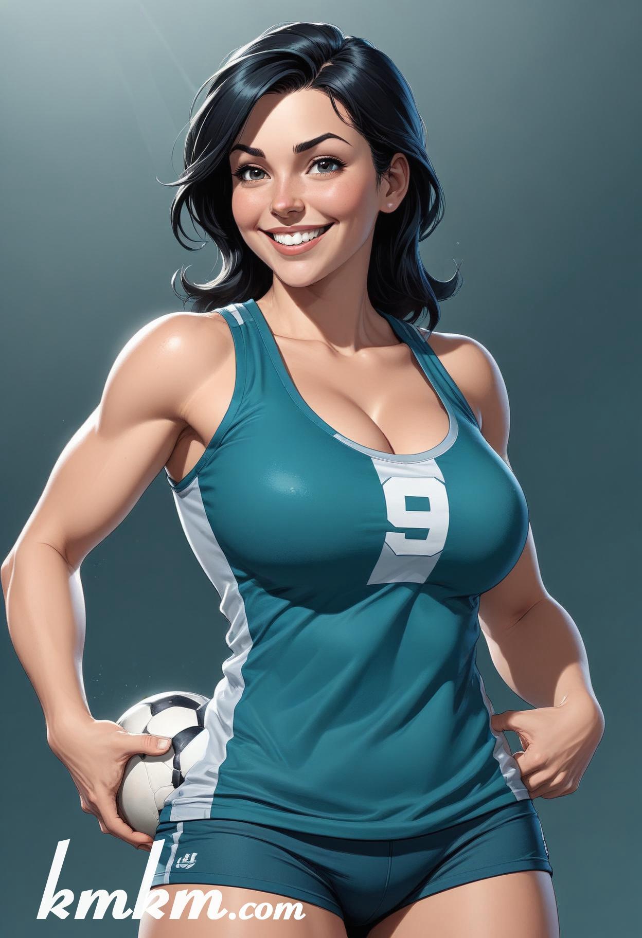 Soccer caricature cartoon drawing 18