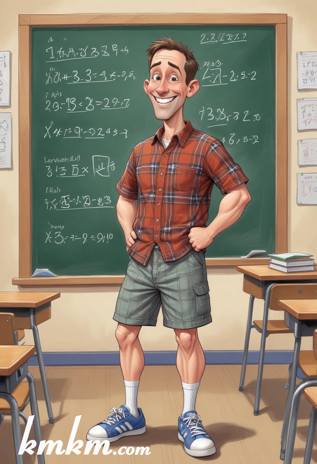 Cute teacher cartoon 14