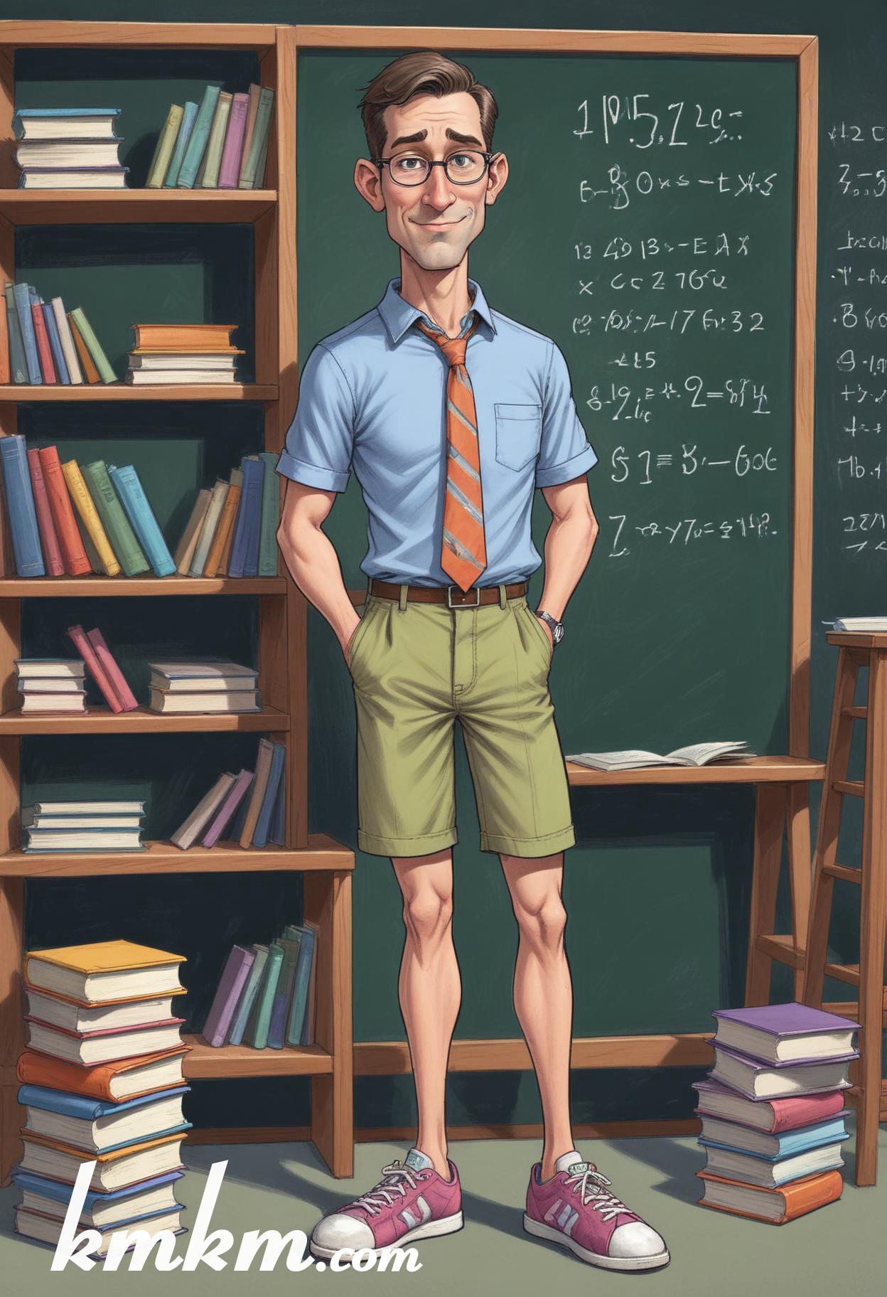 Cute teacher cartoon 15