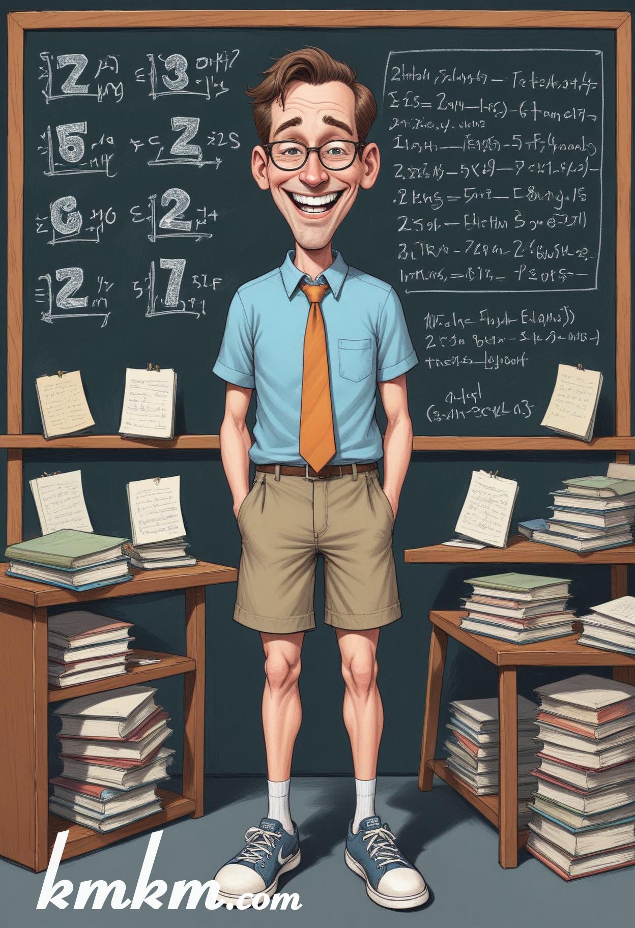 Cute teacher cartoon 16