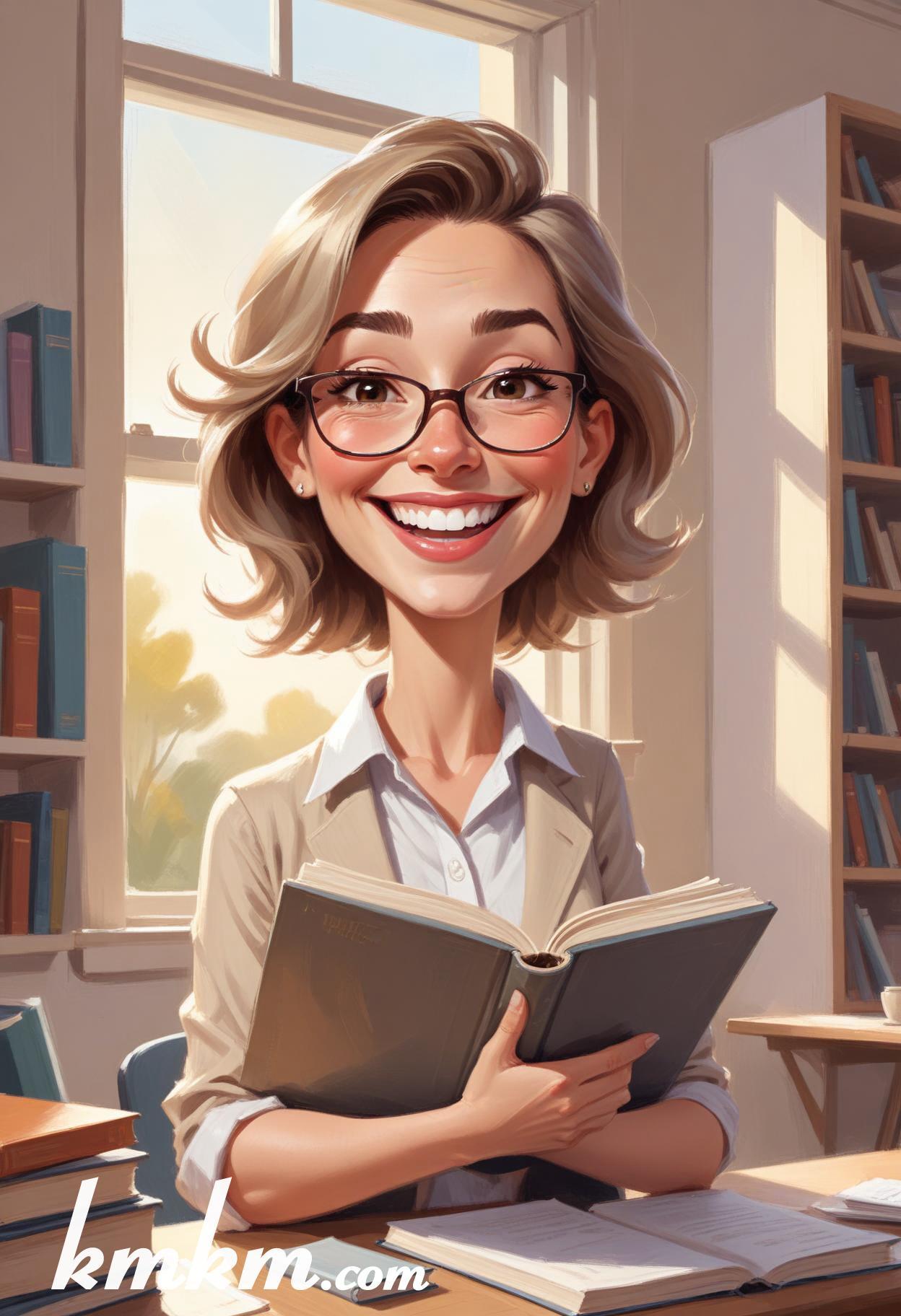 Female teacher cartoon 10