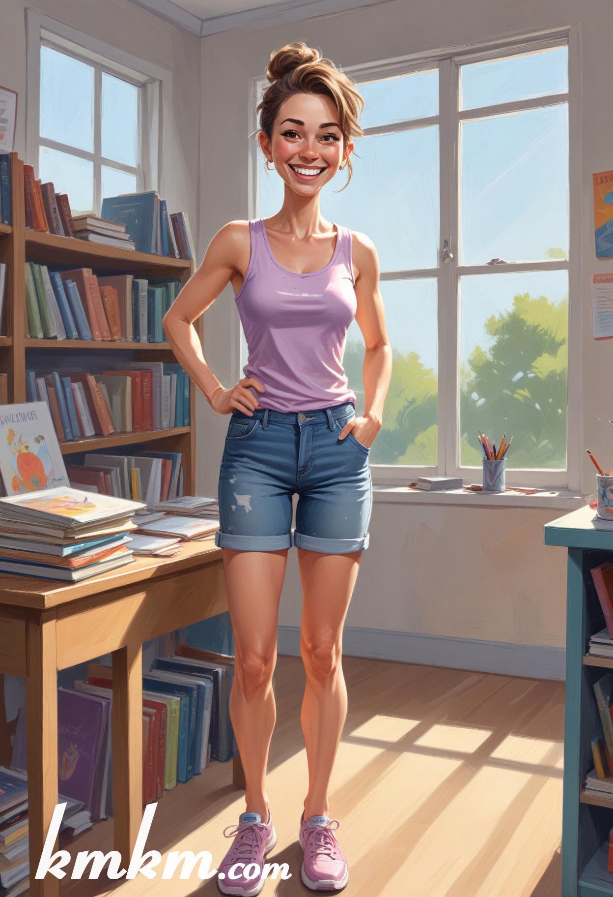 Female teacher cartoon 18