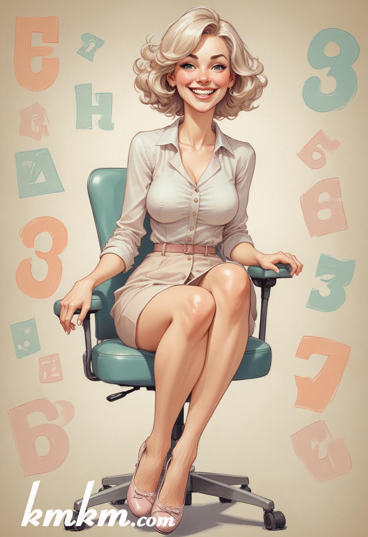 Female teacher cartoon 19