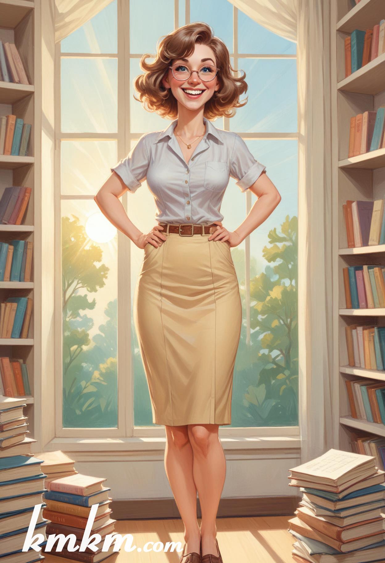 Female teacher cartoon 20