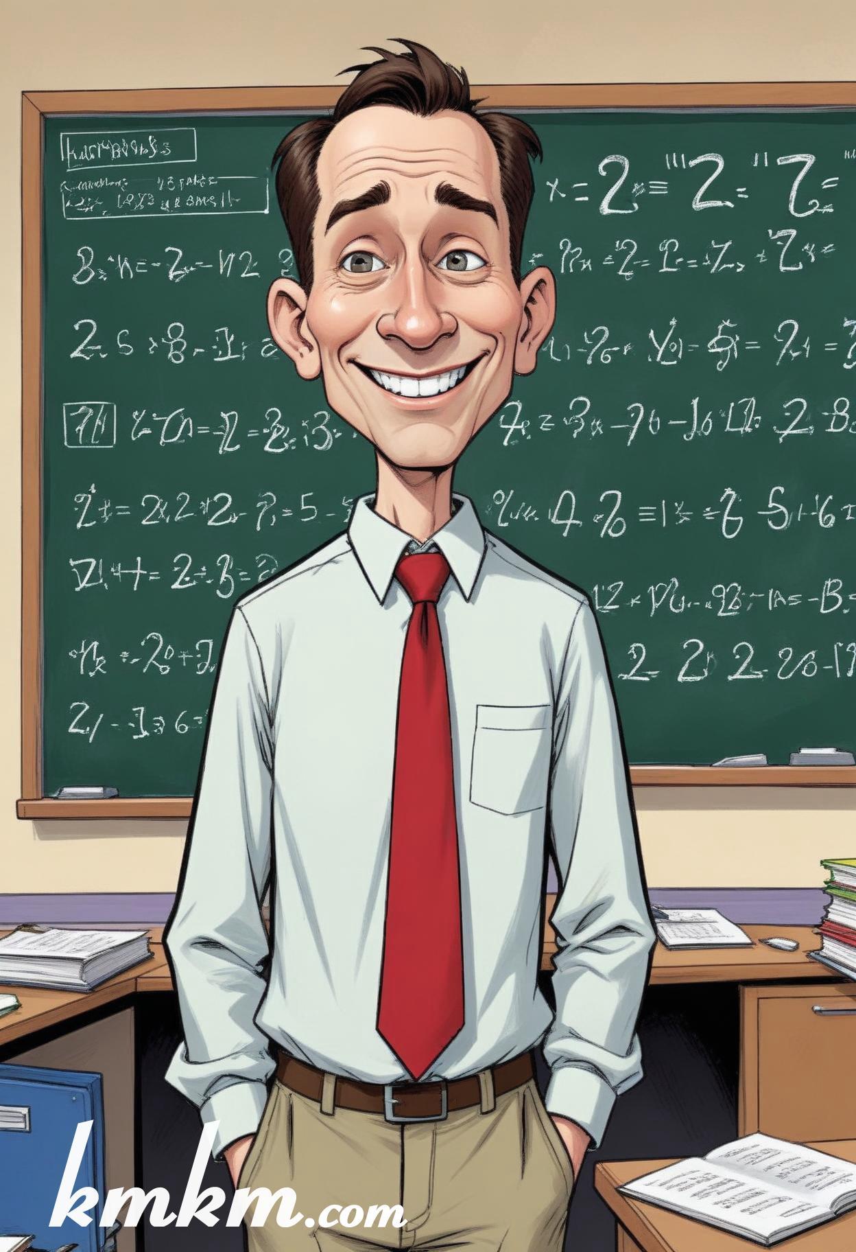 Male teacher cartoon 12