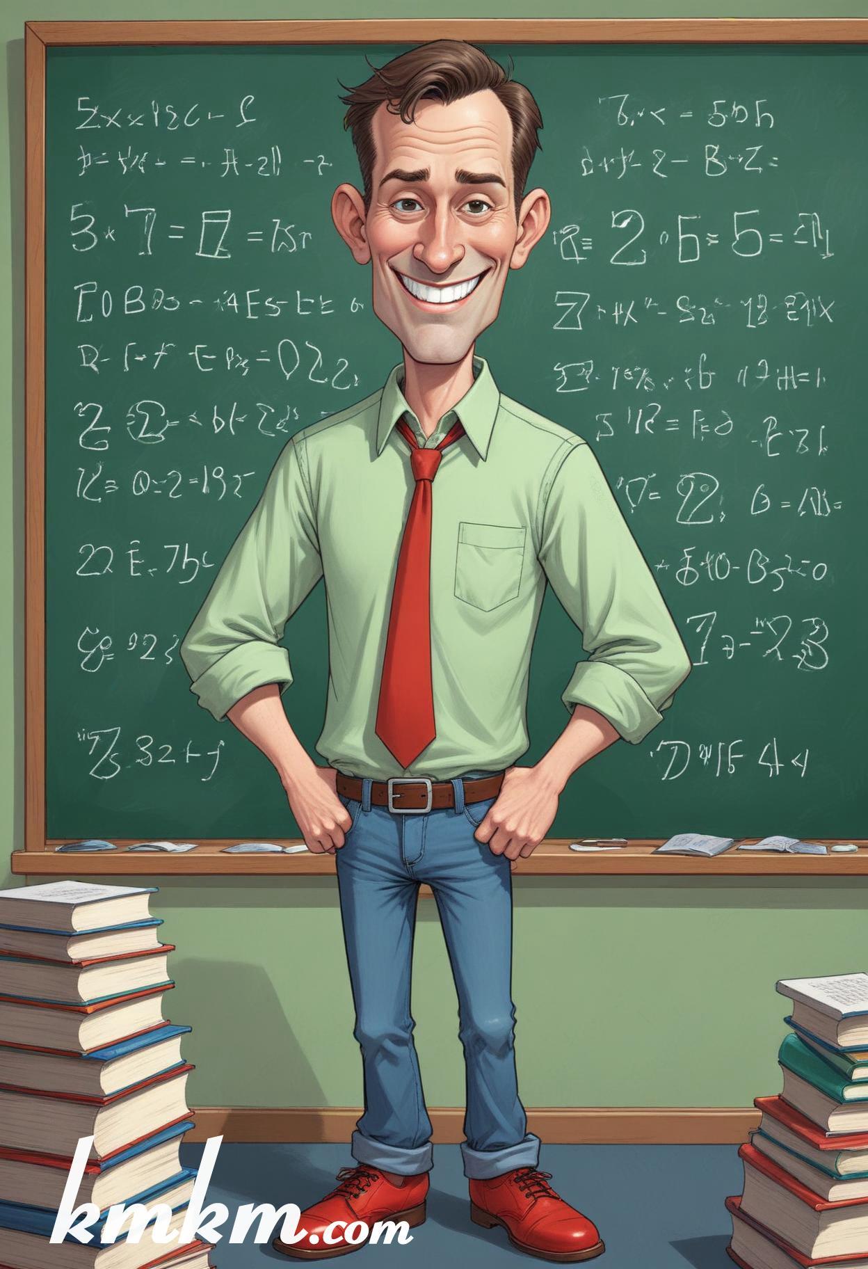 Male teacher cartoon 14
