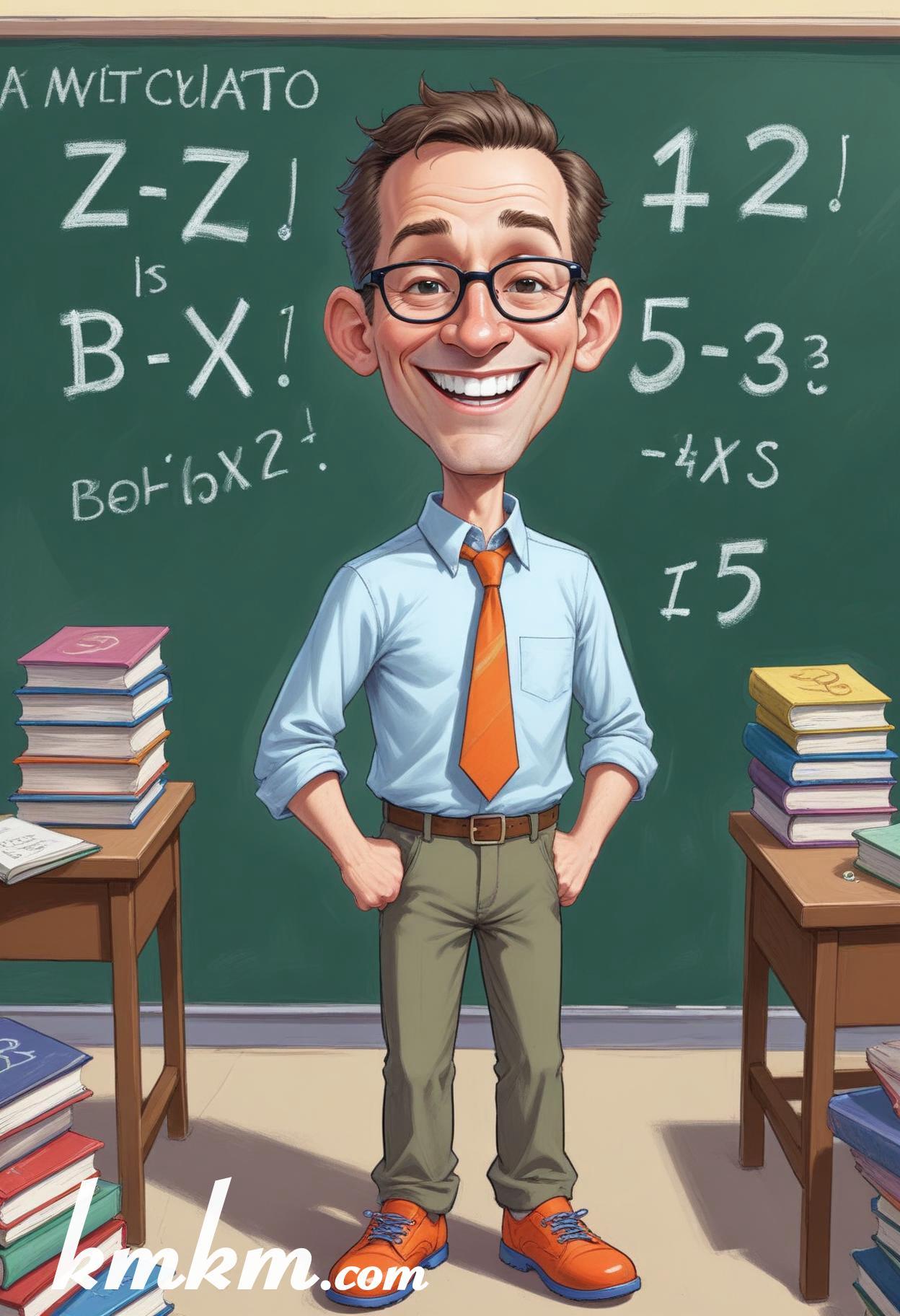 Male teacher cartoon 15