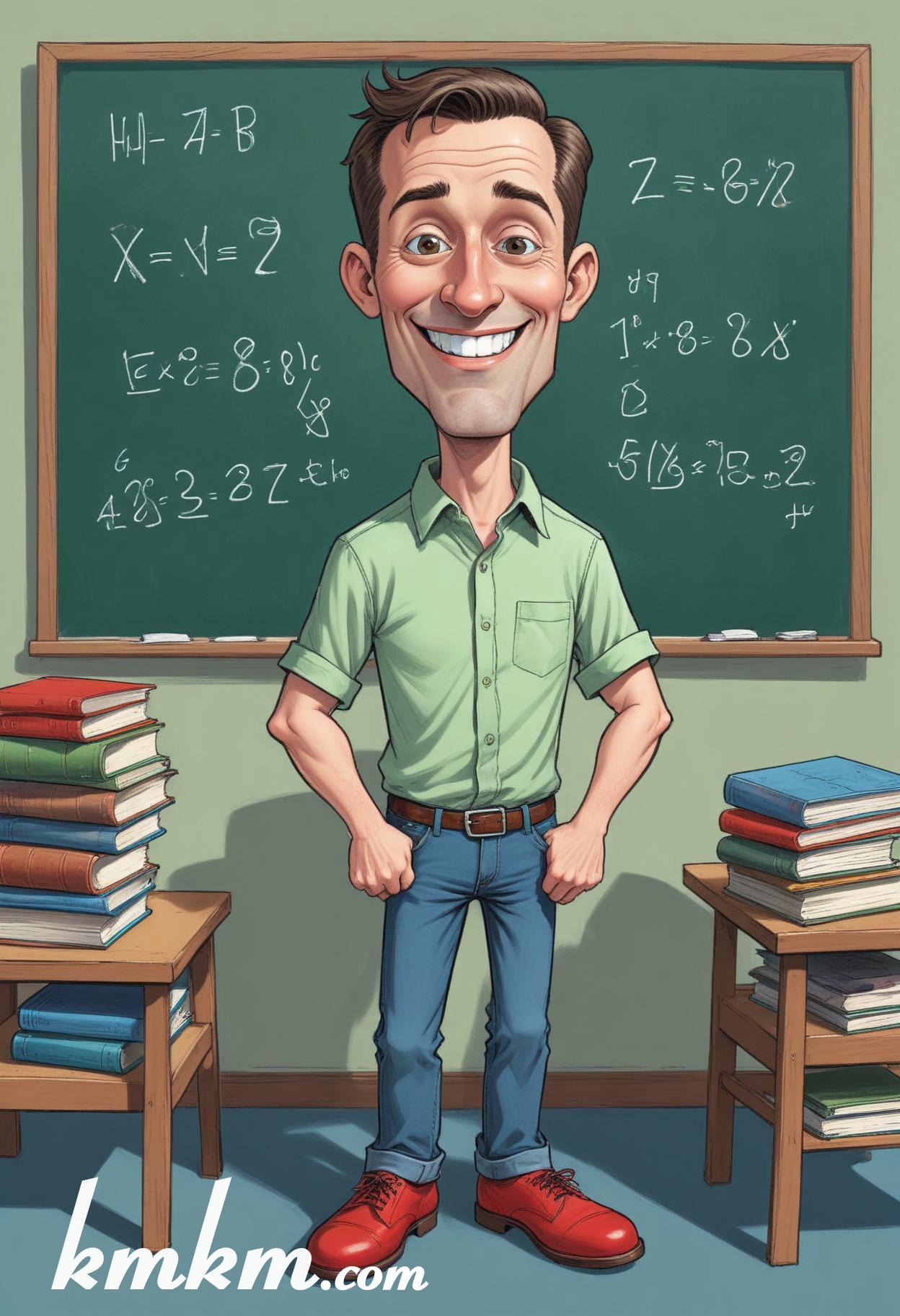 Male teacher cartoon 16