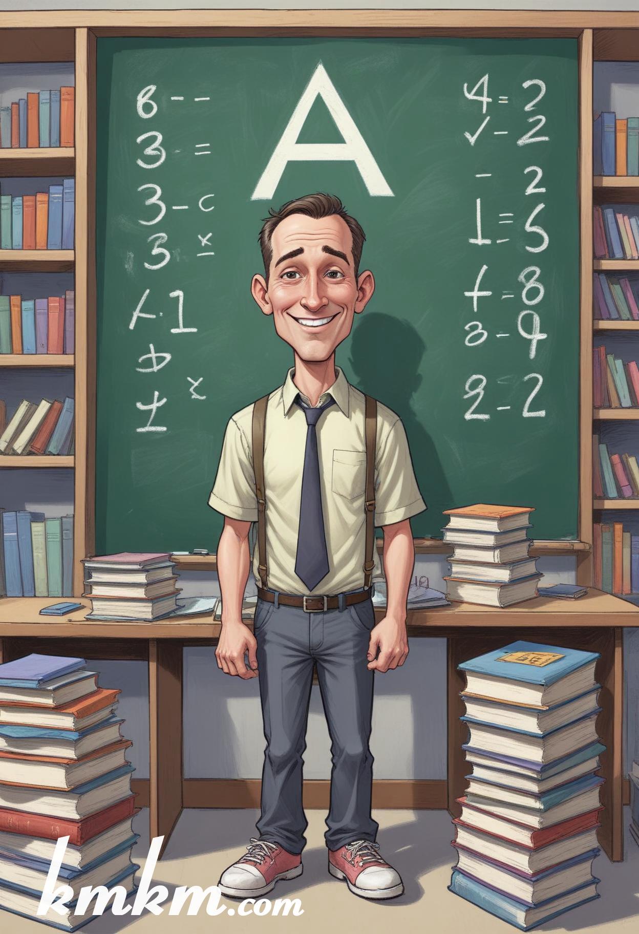 Male teacher cartoon 19
