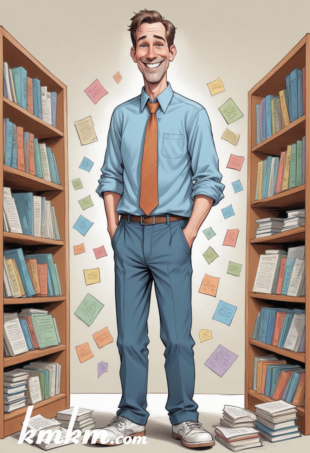 Male teacher cartoon 20