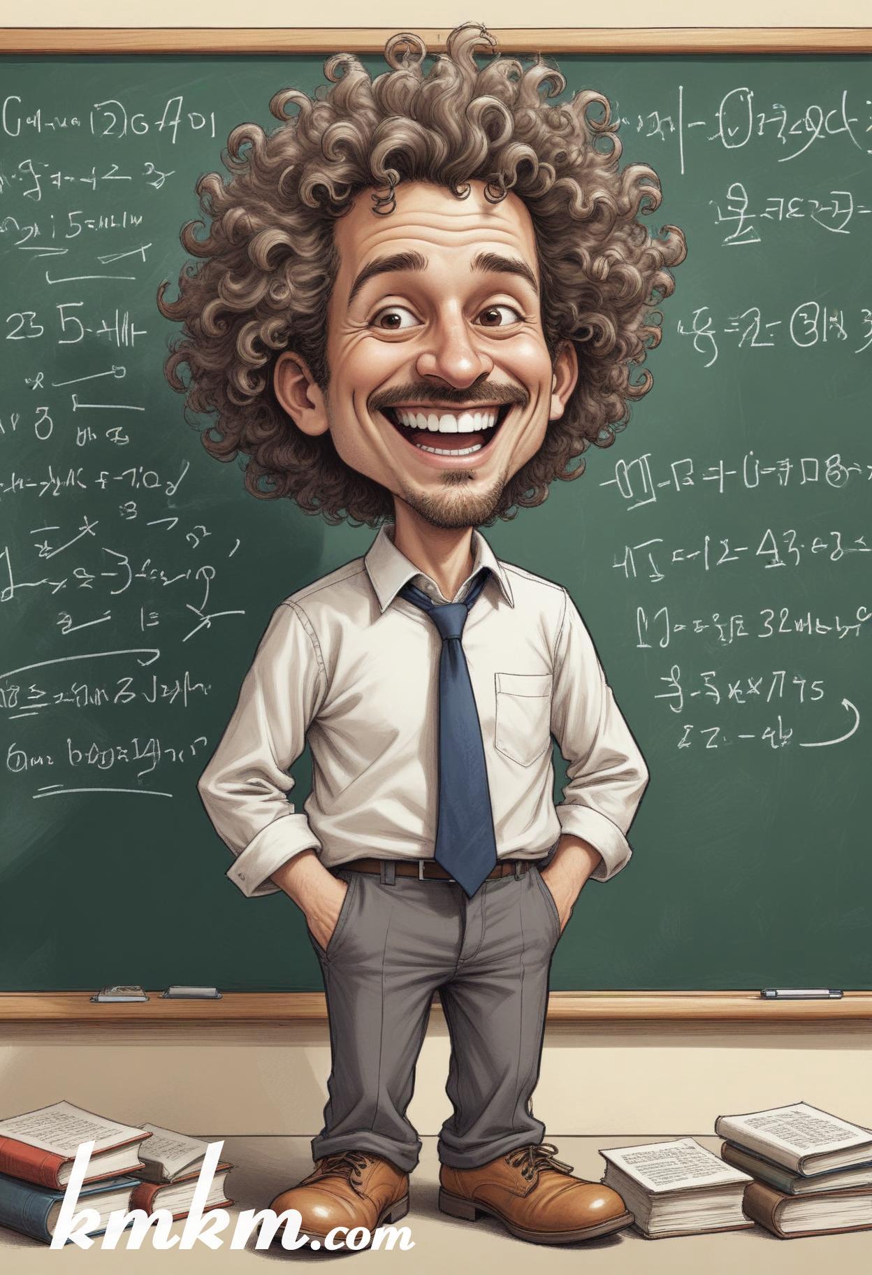 Teacher cartoon character art 06