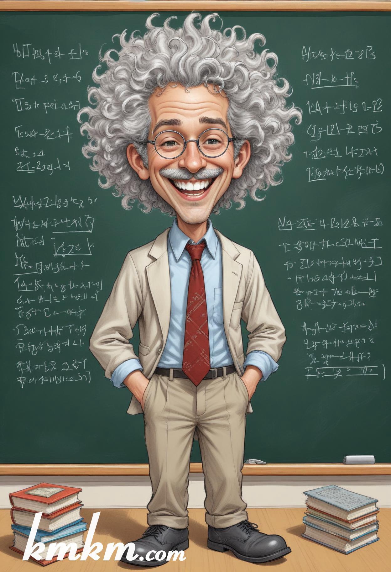 Teacher cartoon character art 07