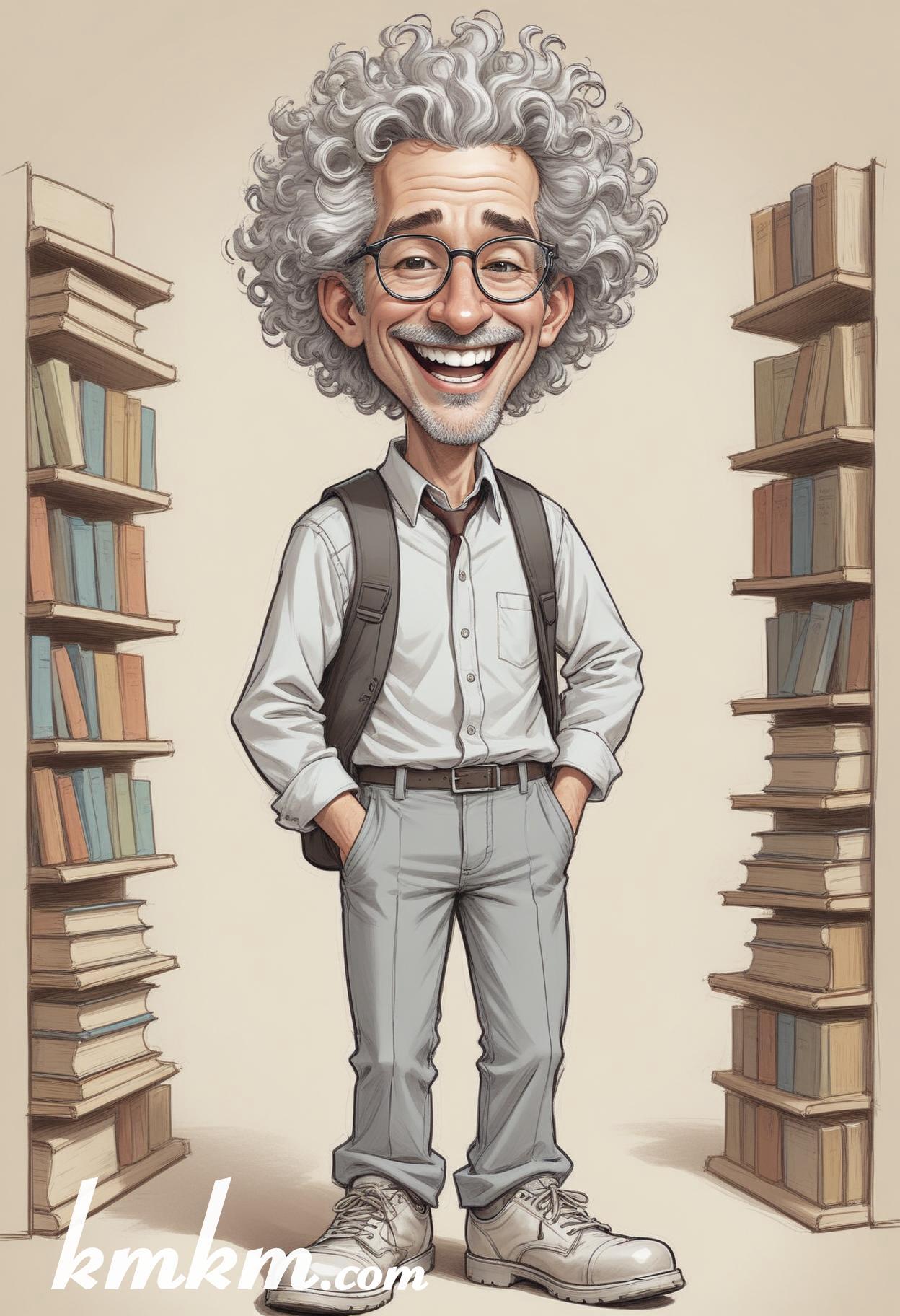 Teacher cartoon character art 08