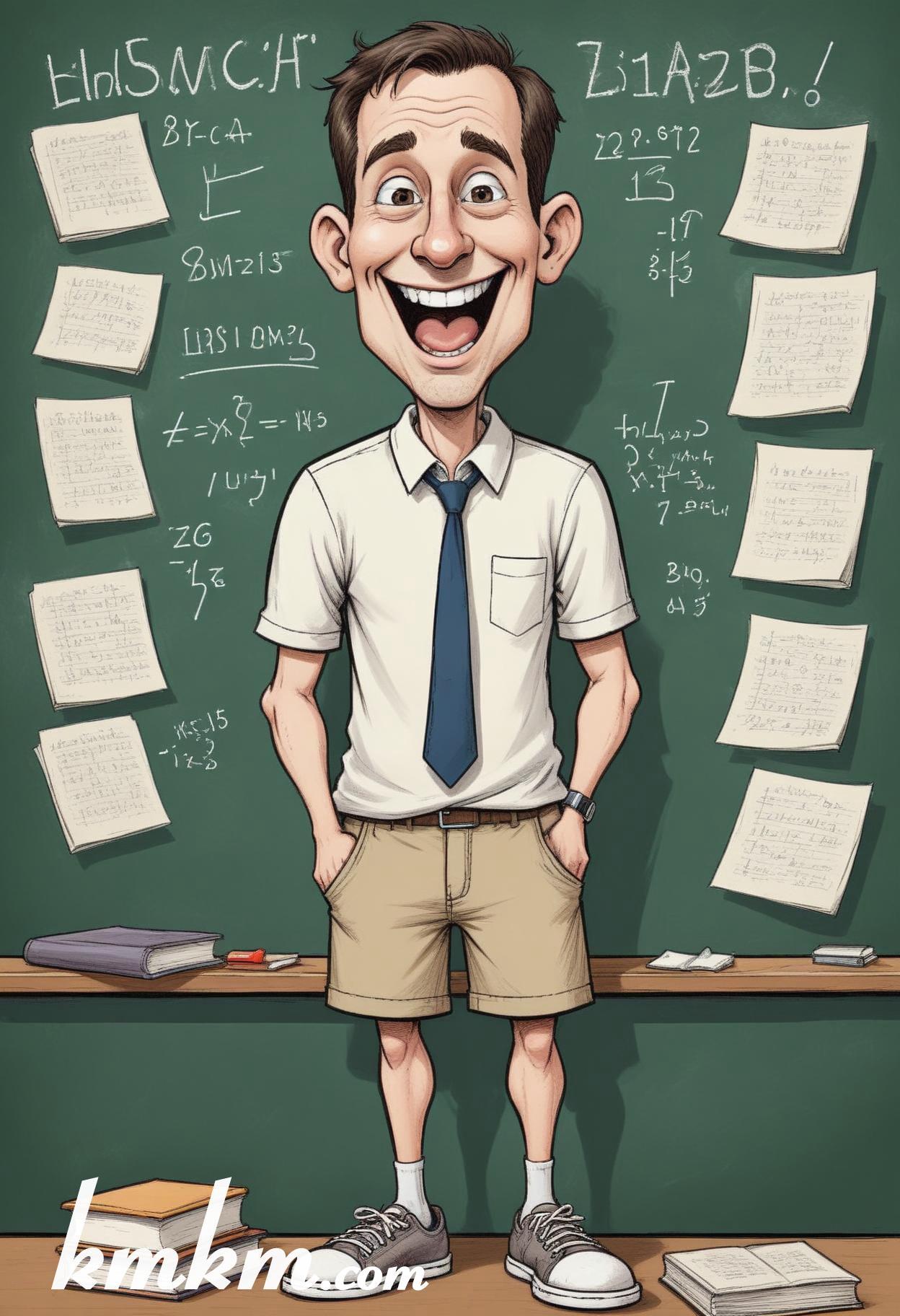Teacher cartoon character 01