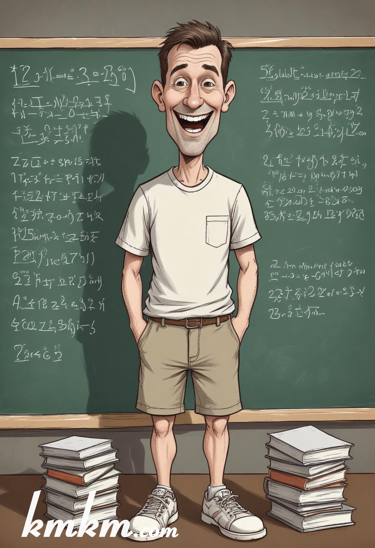 Teacher cartoon character 02