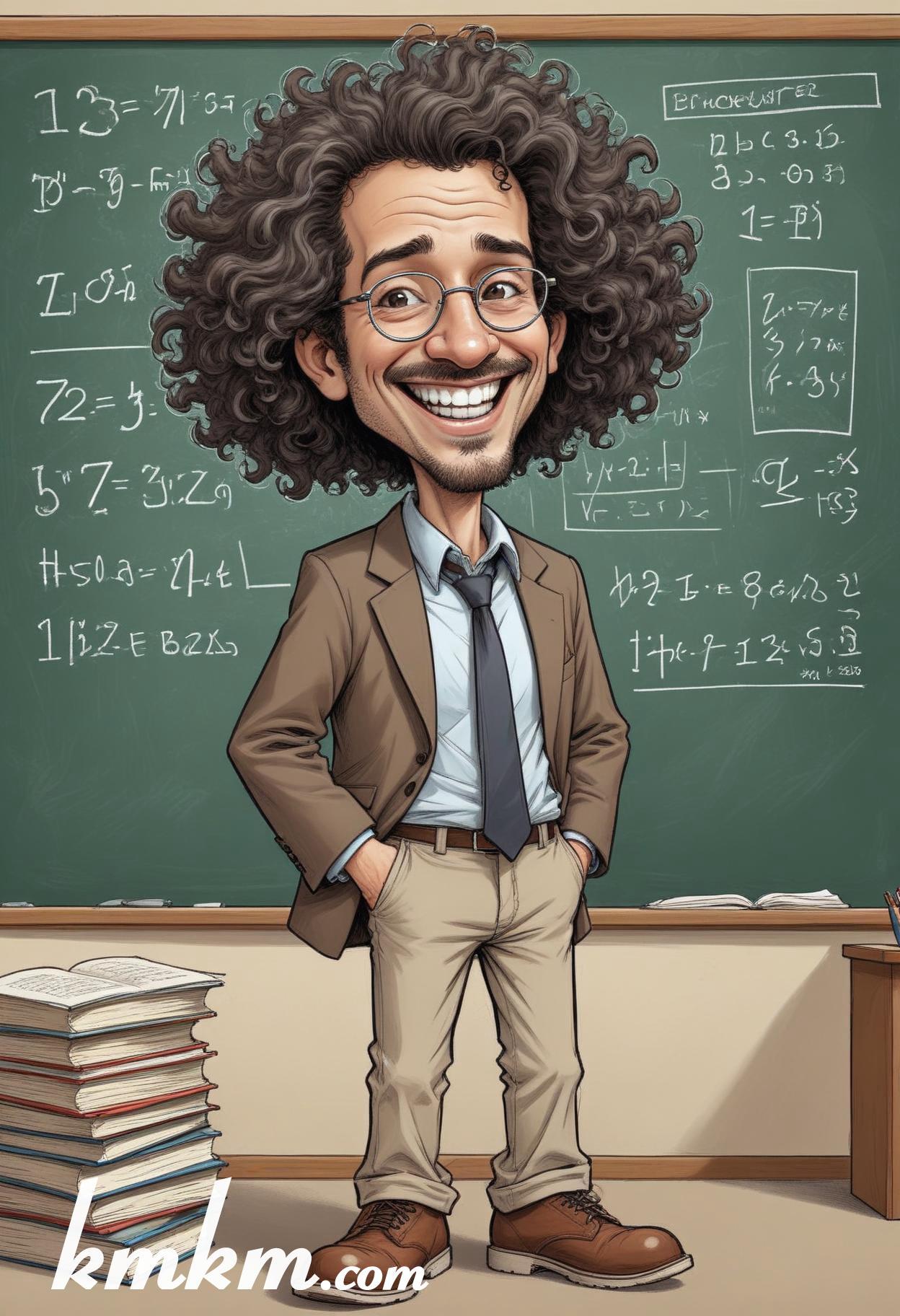 Teacher cartoon character 06