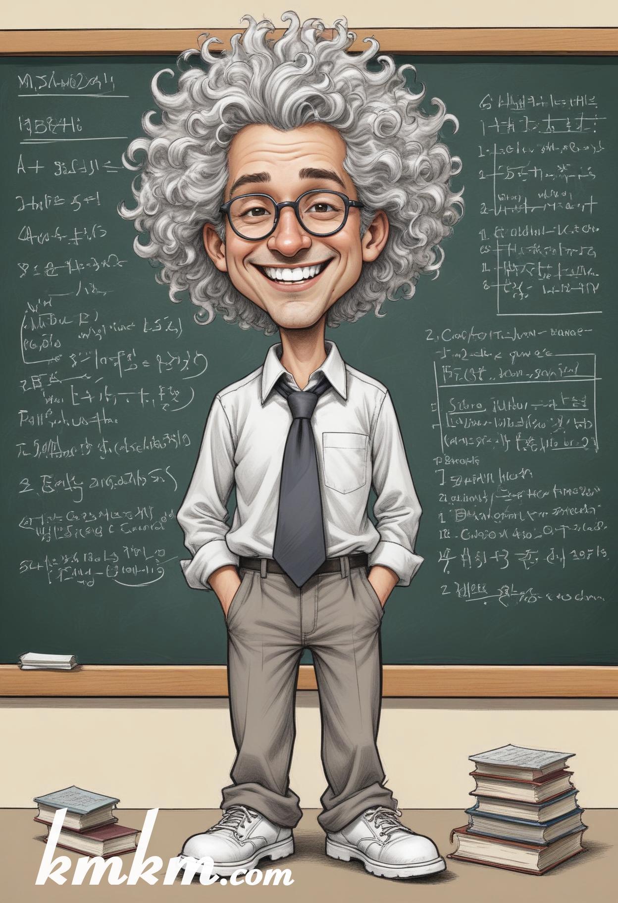 Teacher cartoon character 07