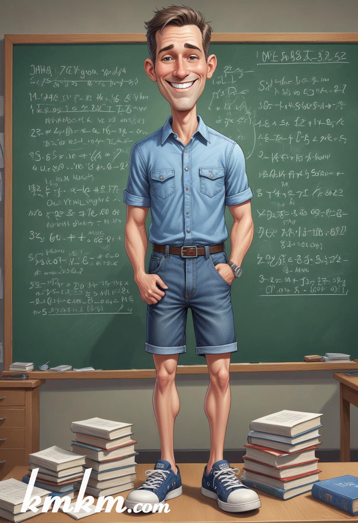 Teacher cartoon character 13