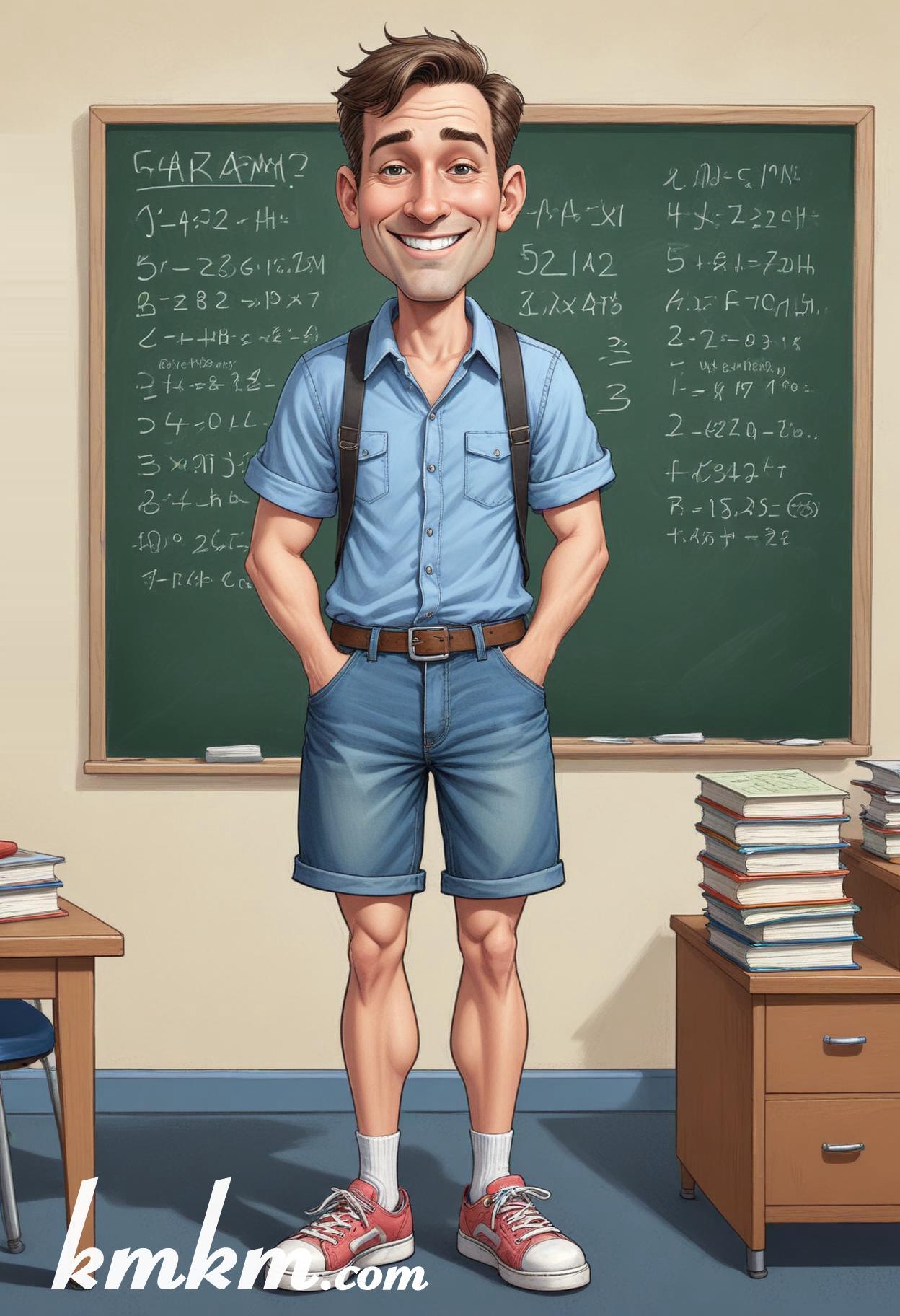 Teacher cartoon character 15
