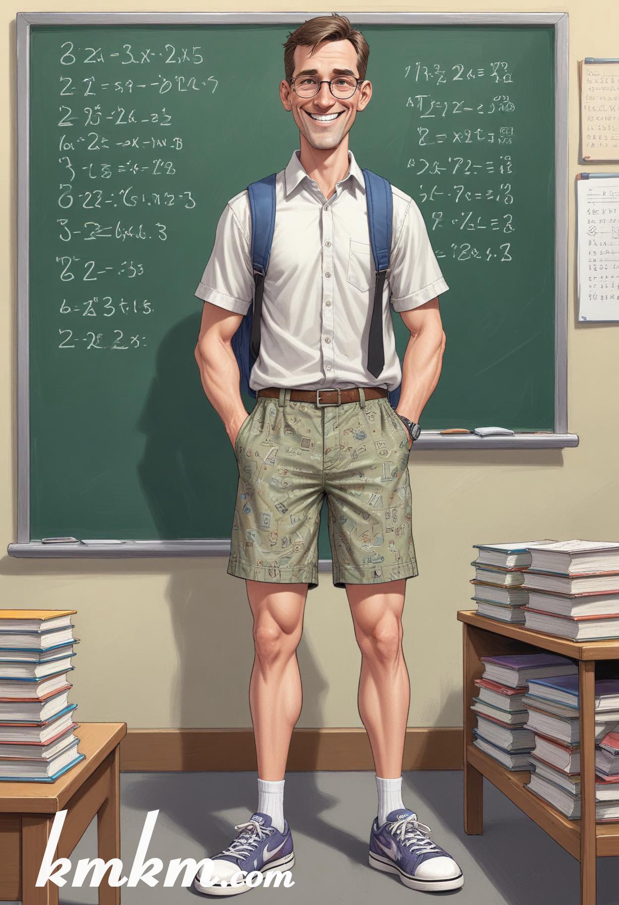 Teacher cartoon character 16
