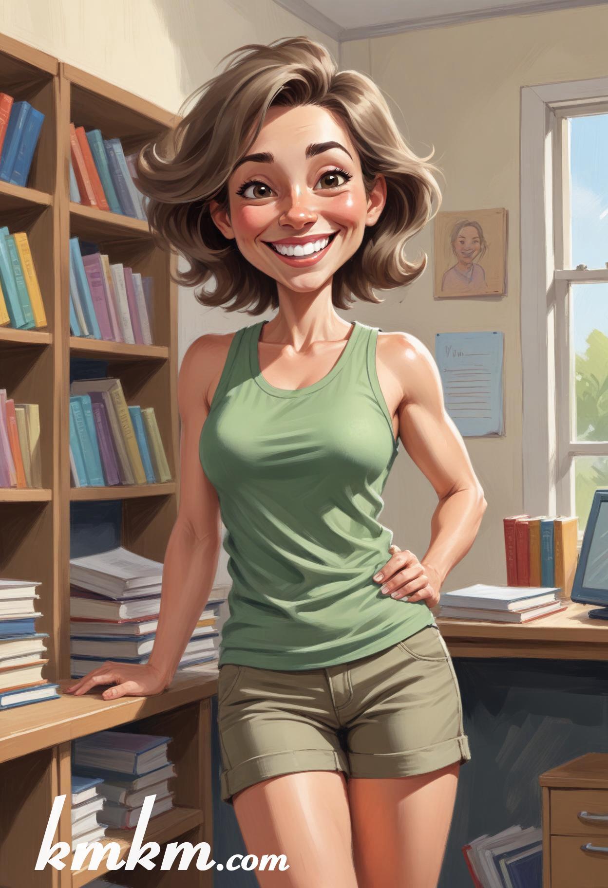 Teacher cartoon character 20