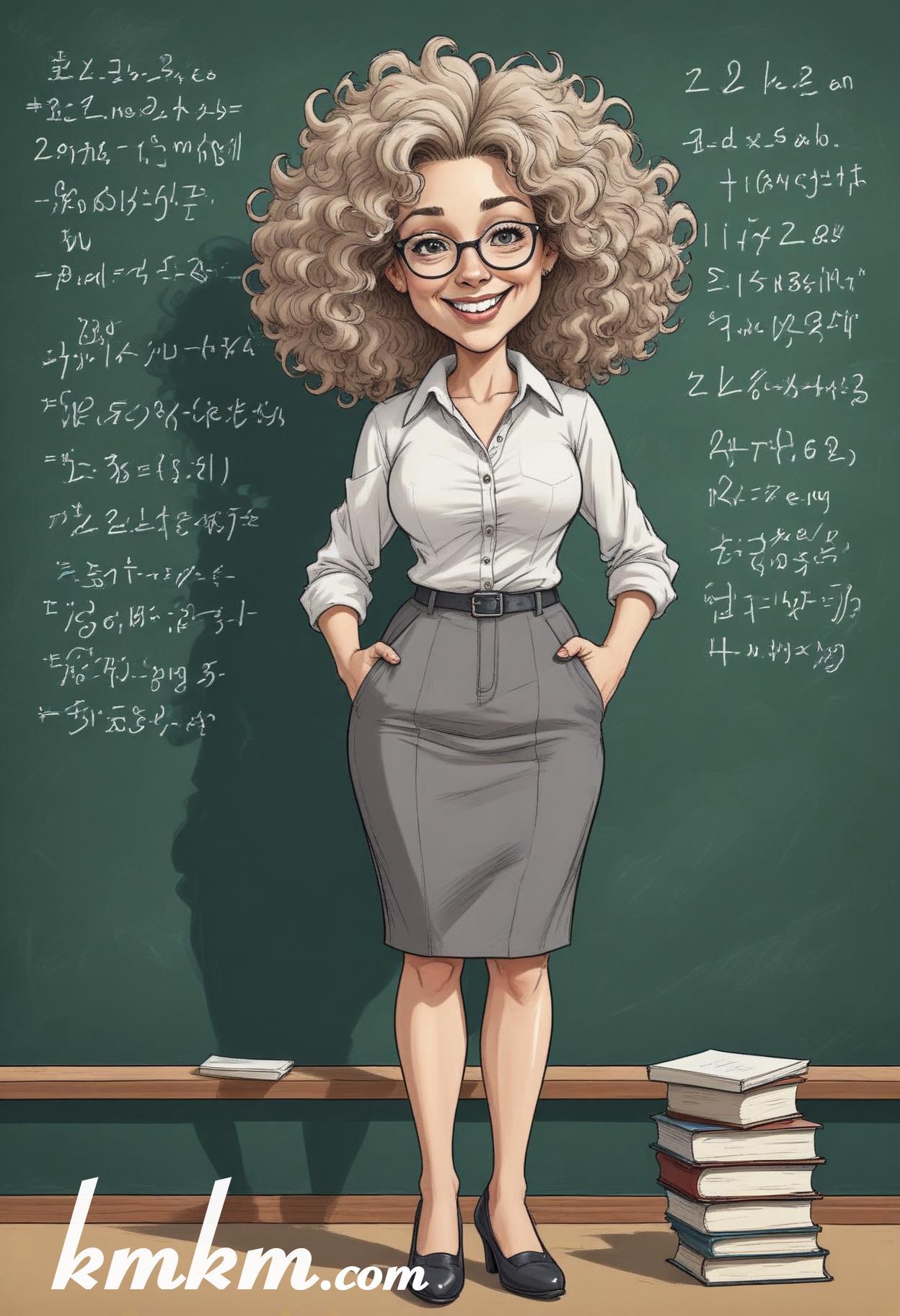 Teacher cartoon image 03
