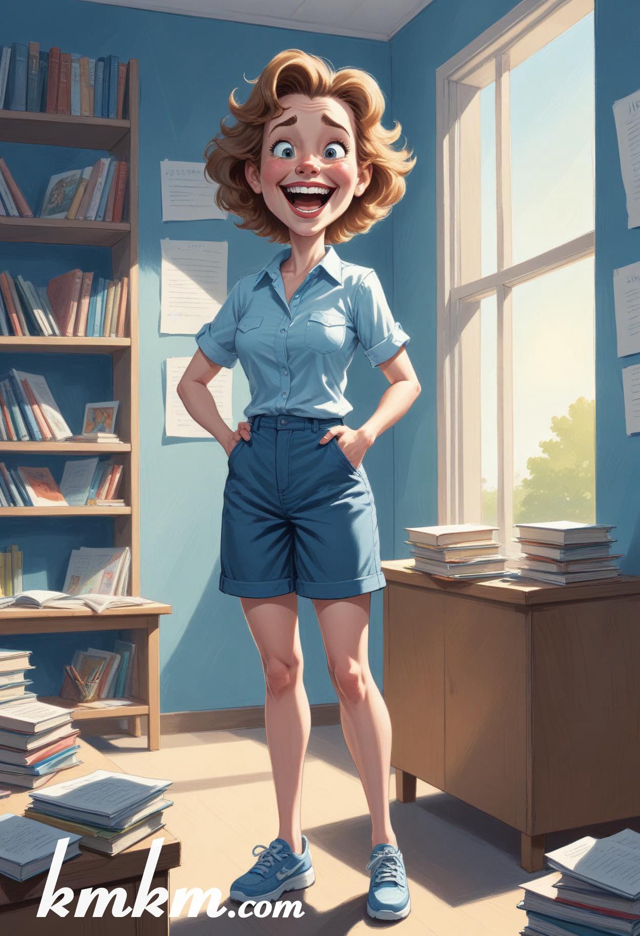 Teacher cartoon image 09