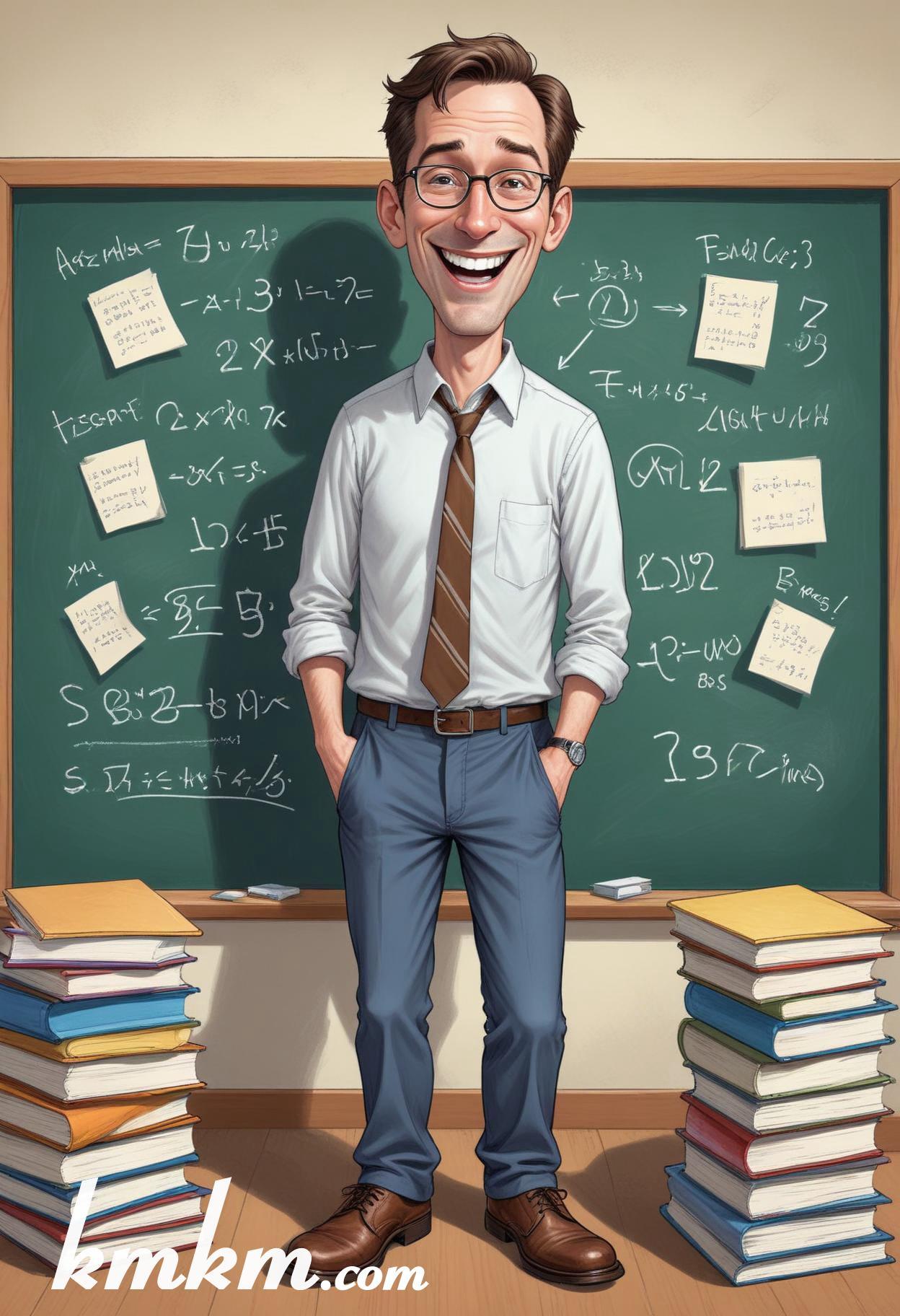 Teacher cartoon picture 09