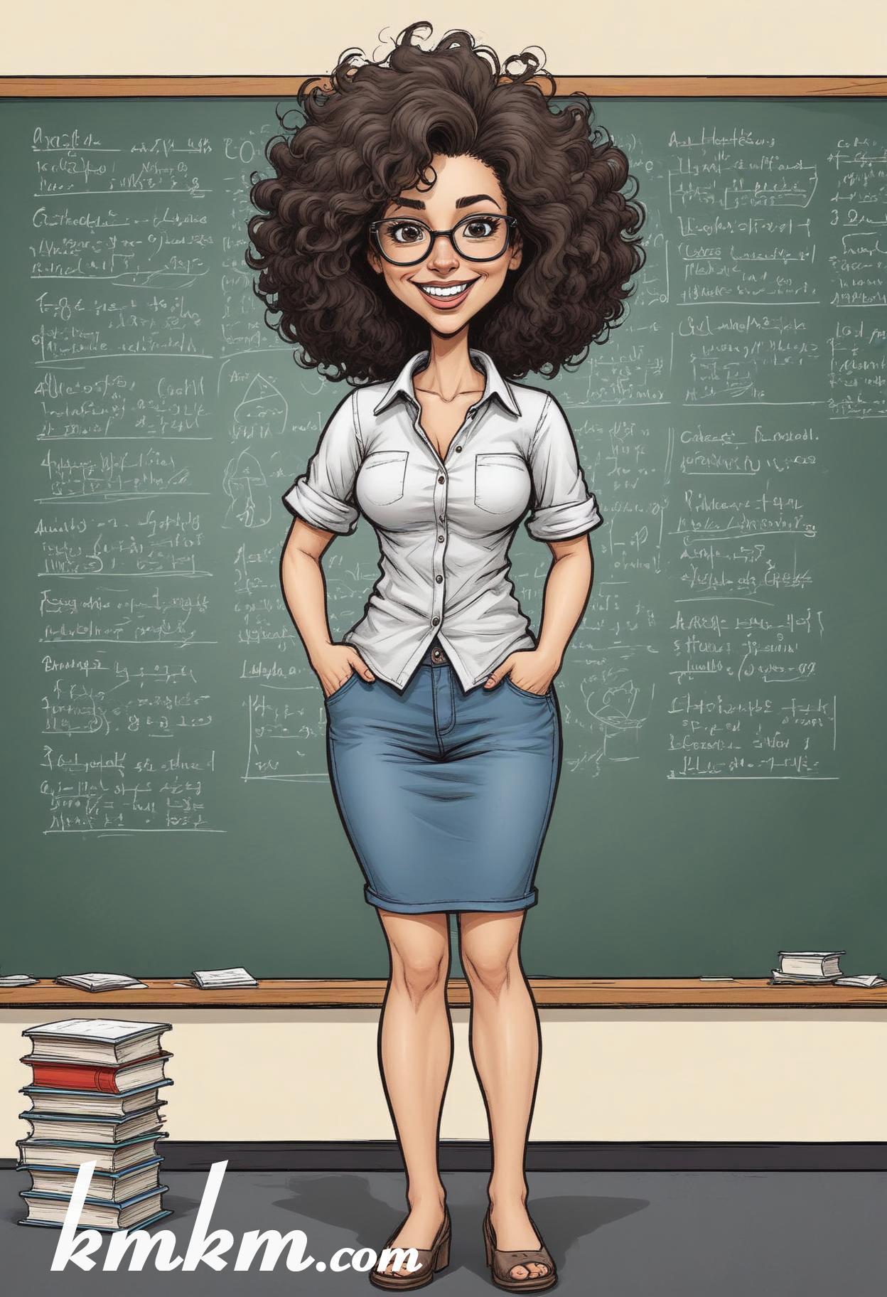 Teacher clipart 04