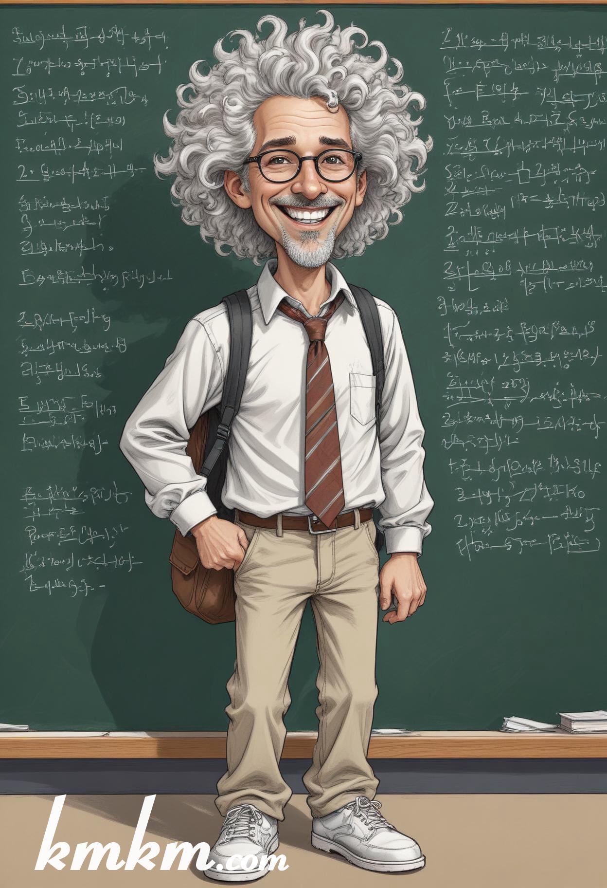 Teacher drawing cartoon 06