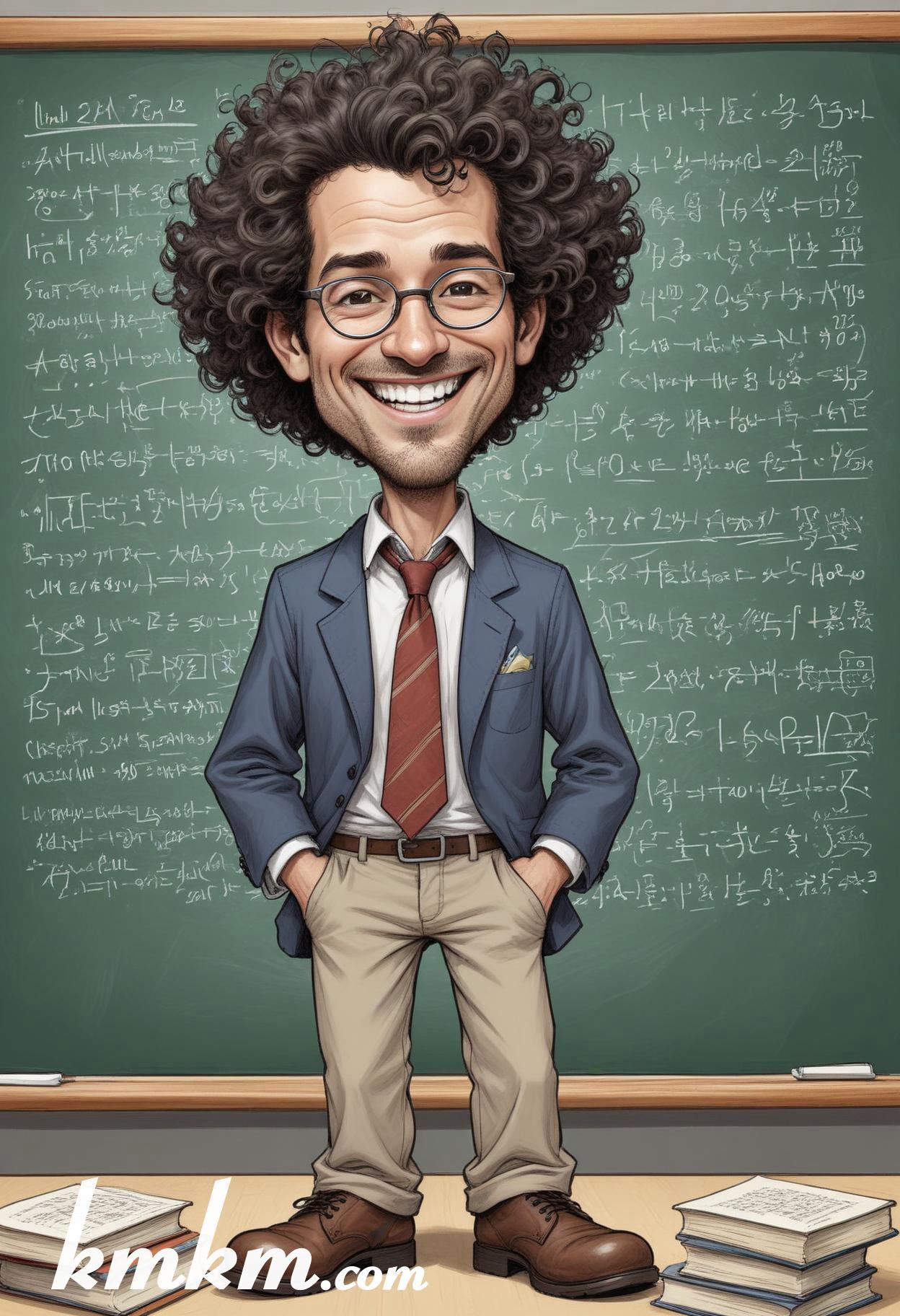 Teacher drawing cartoon 07