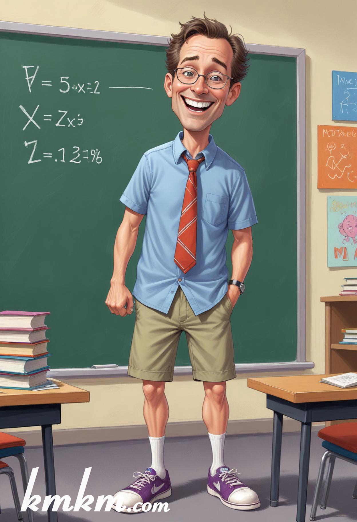 Teacher drawing cartoon 11