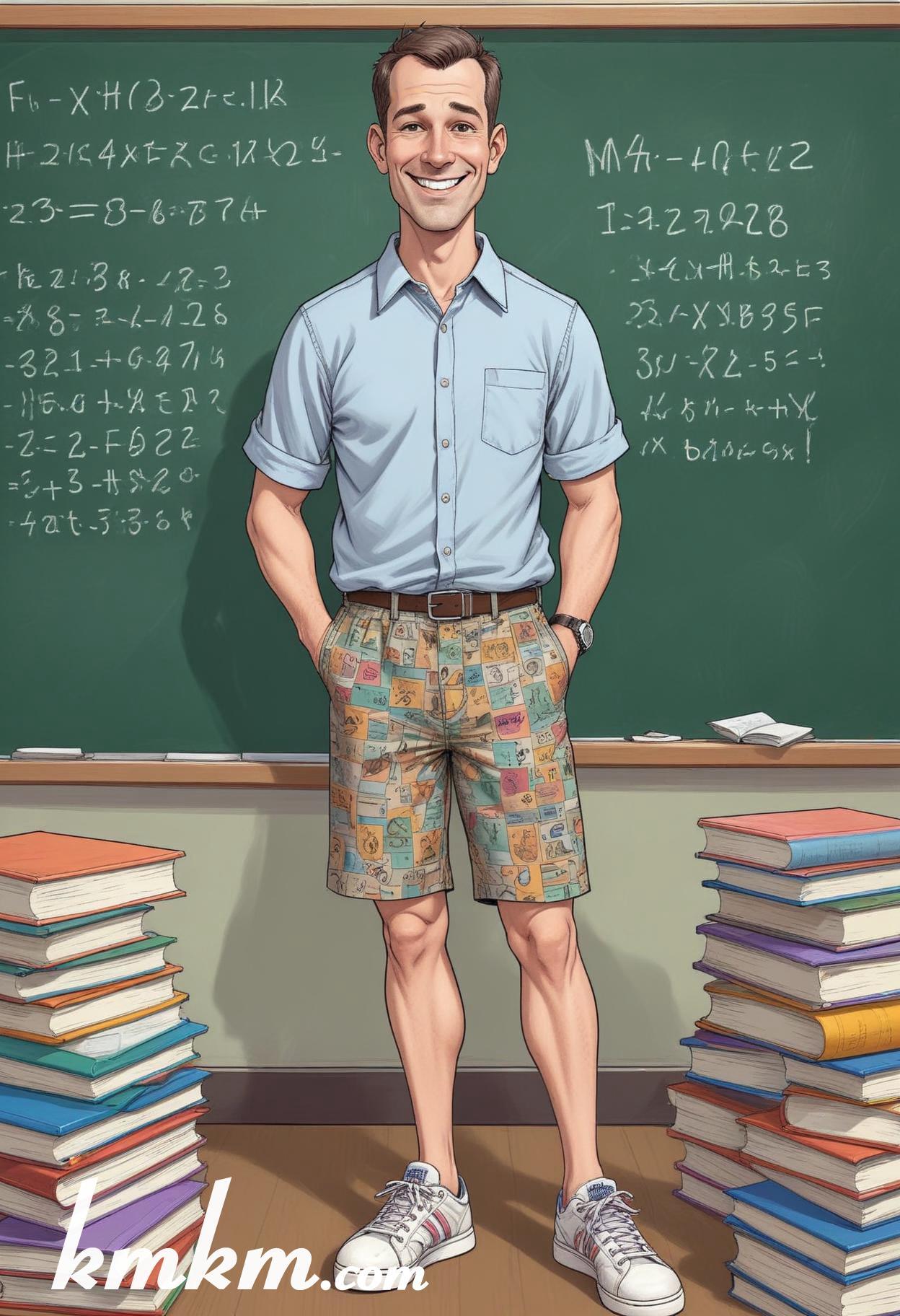 Teacher drawing cartoon 13