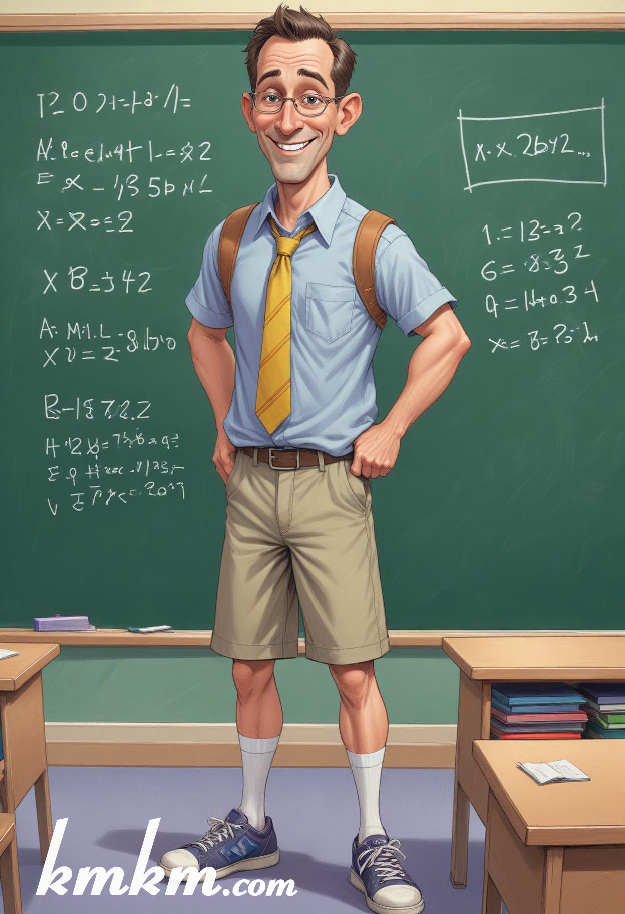 Teacher drawing cartoon 16