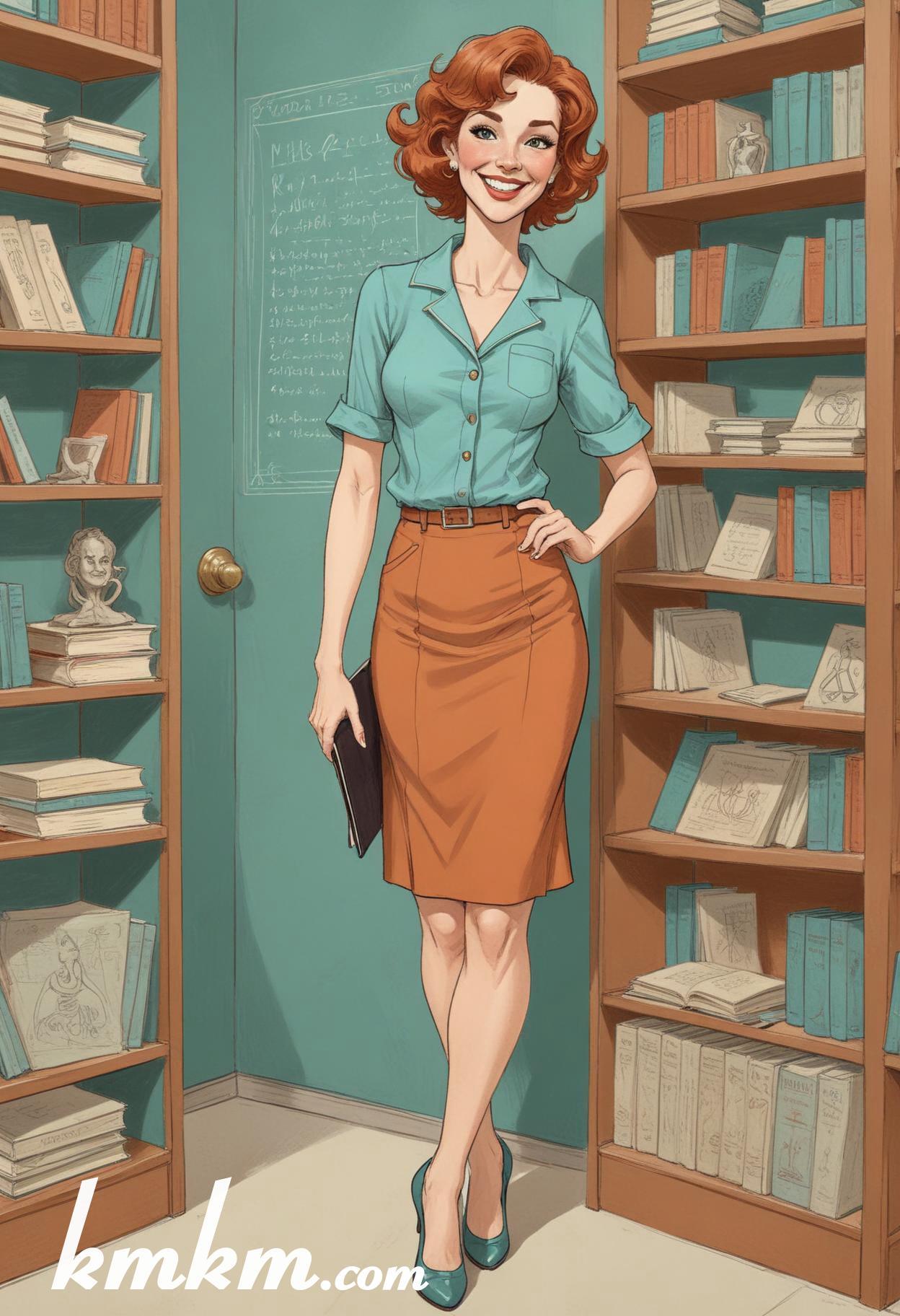 Teacher drawing cartoon 19