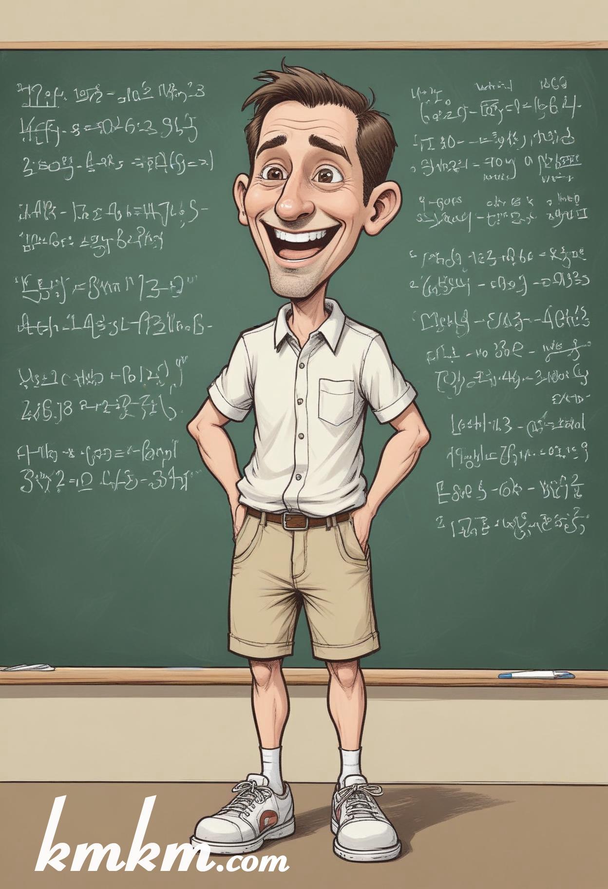 Teacher illustration cute 01