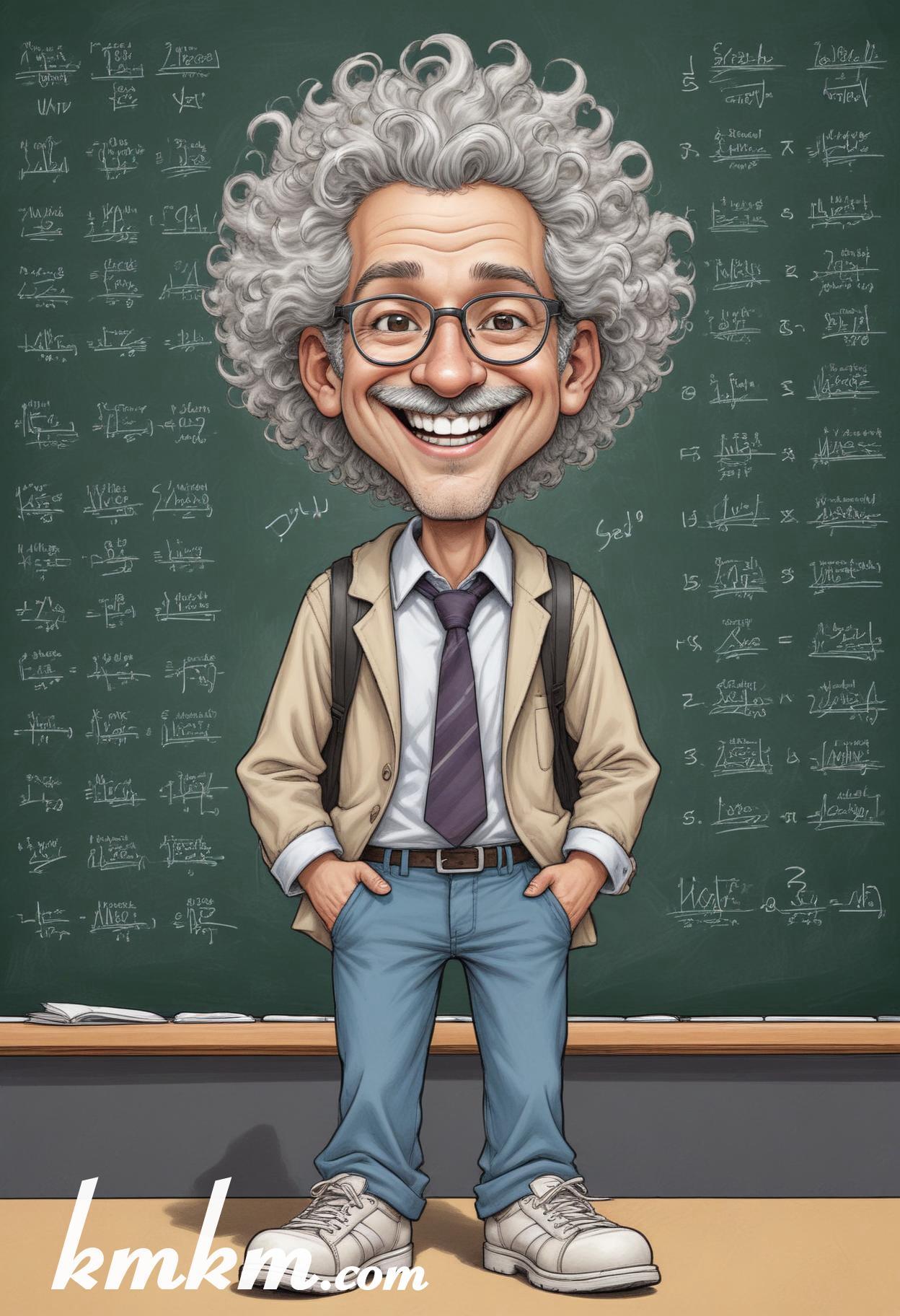 Teacher illustration cute 05