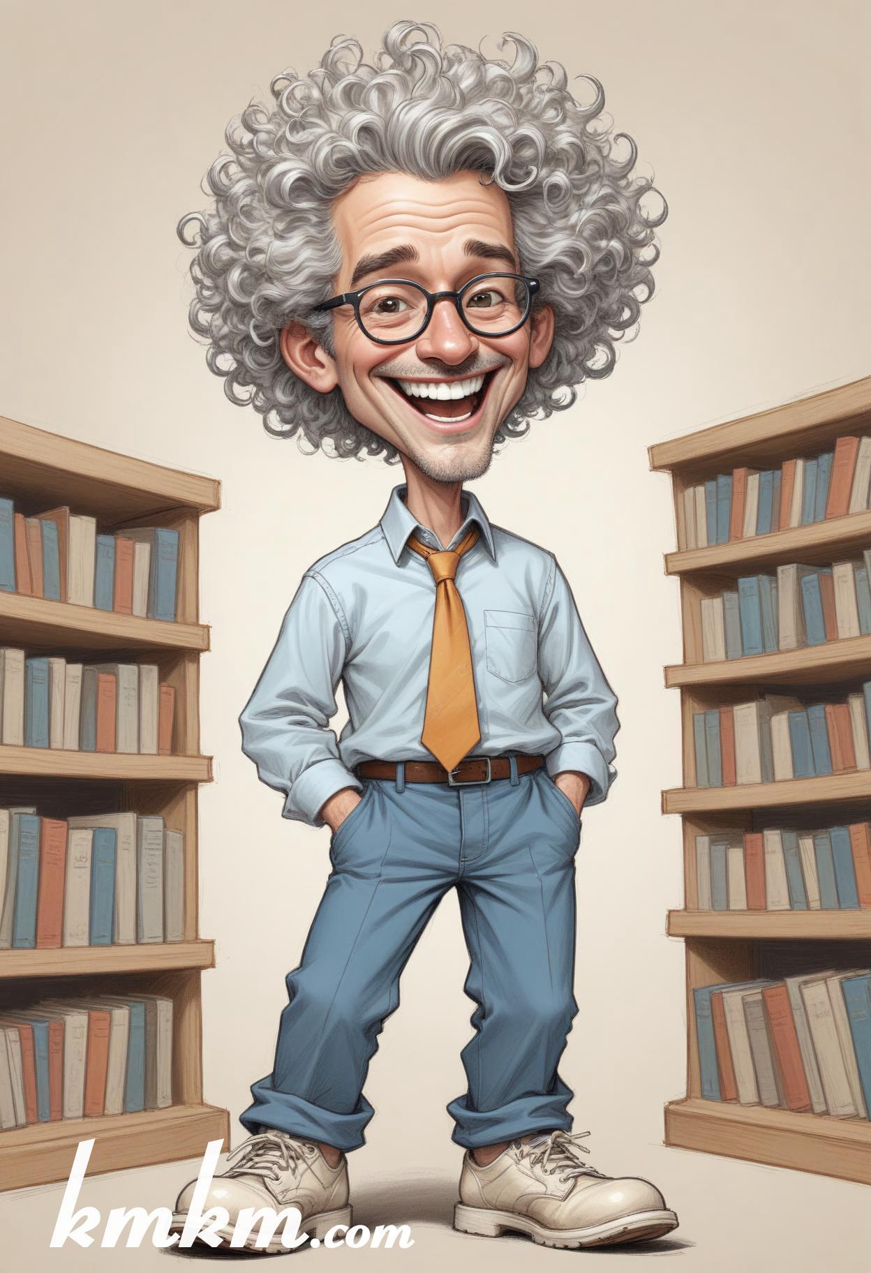Teacher illustration cute 06