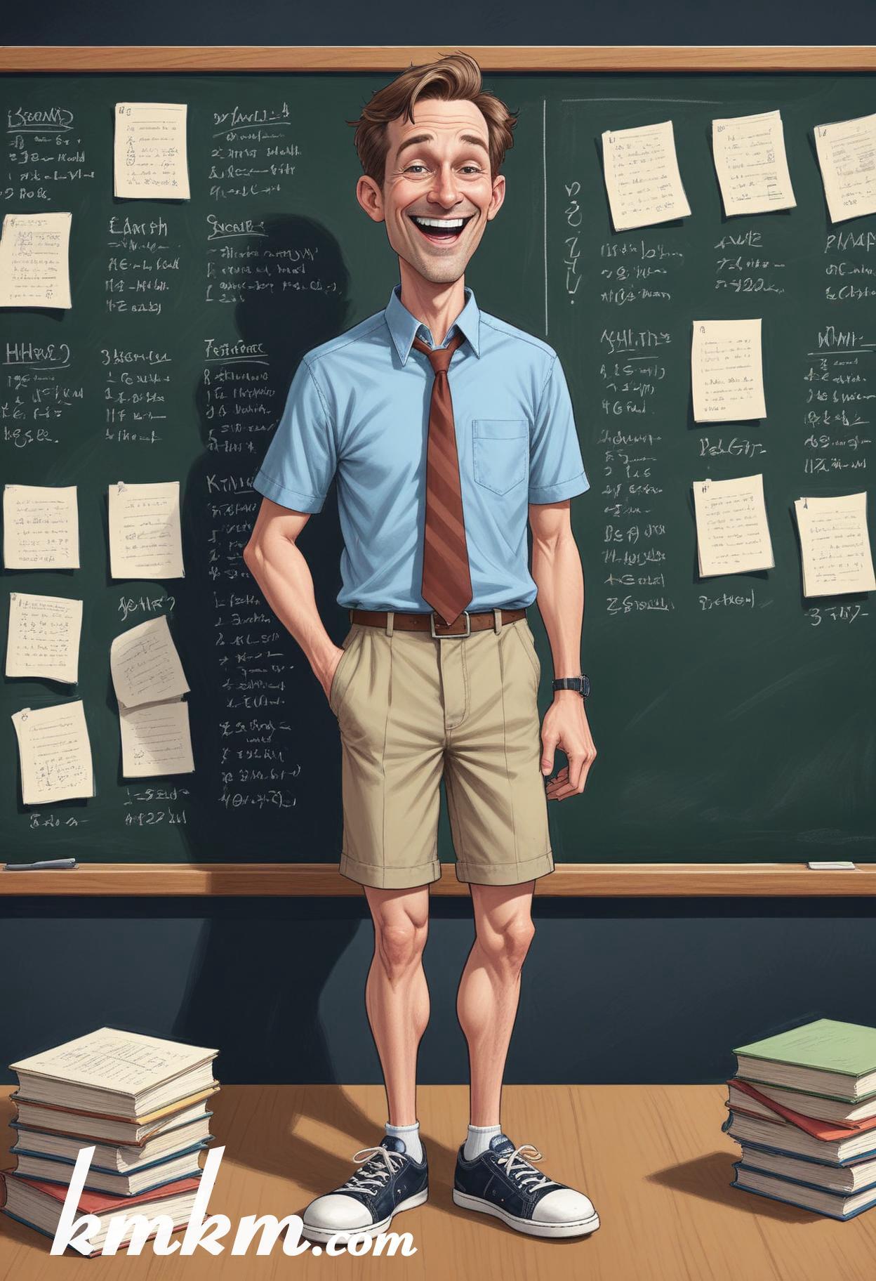 Teacher illustration cute 11